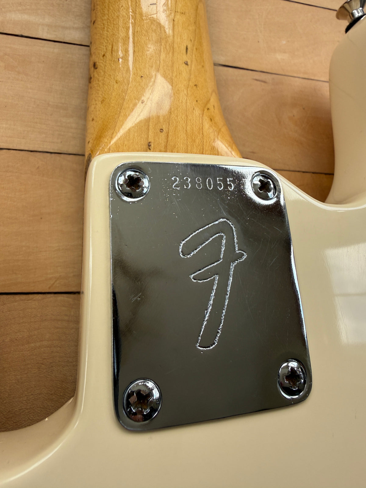 1969 Fender Precision Bass Guitar Olympic White