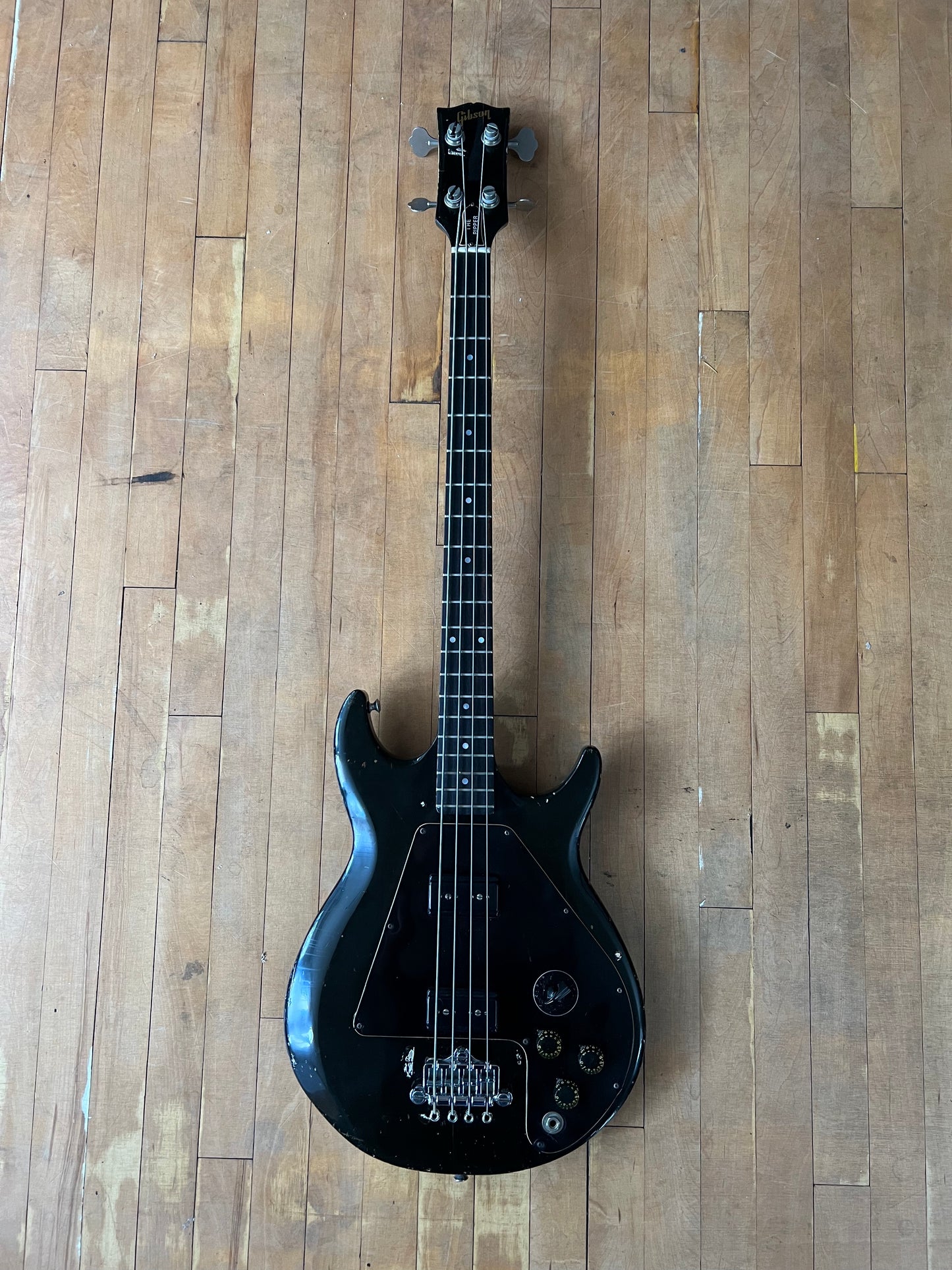 1974 Gibson Ripper Bass Guitar Ebony - Vintage Bass Room