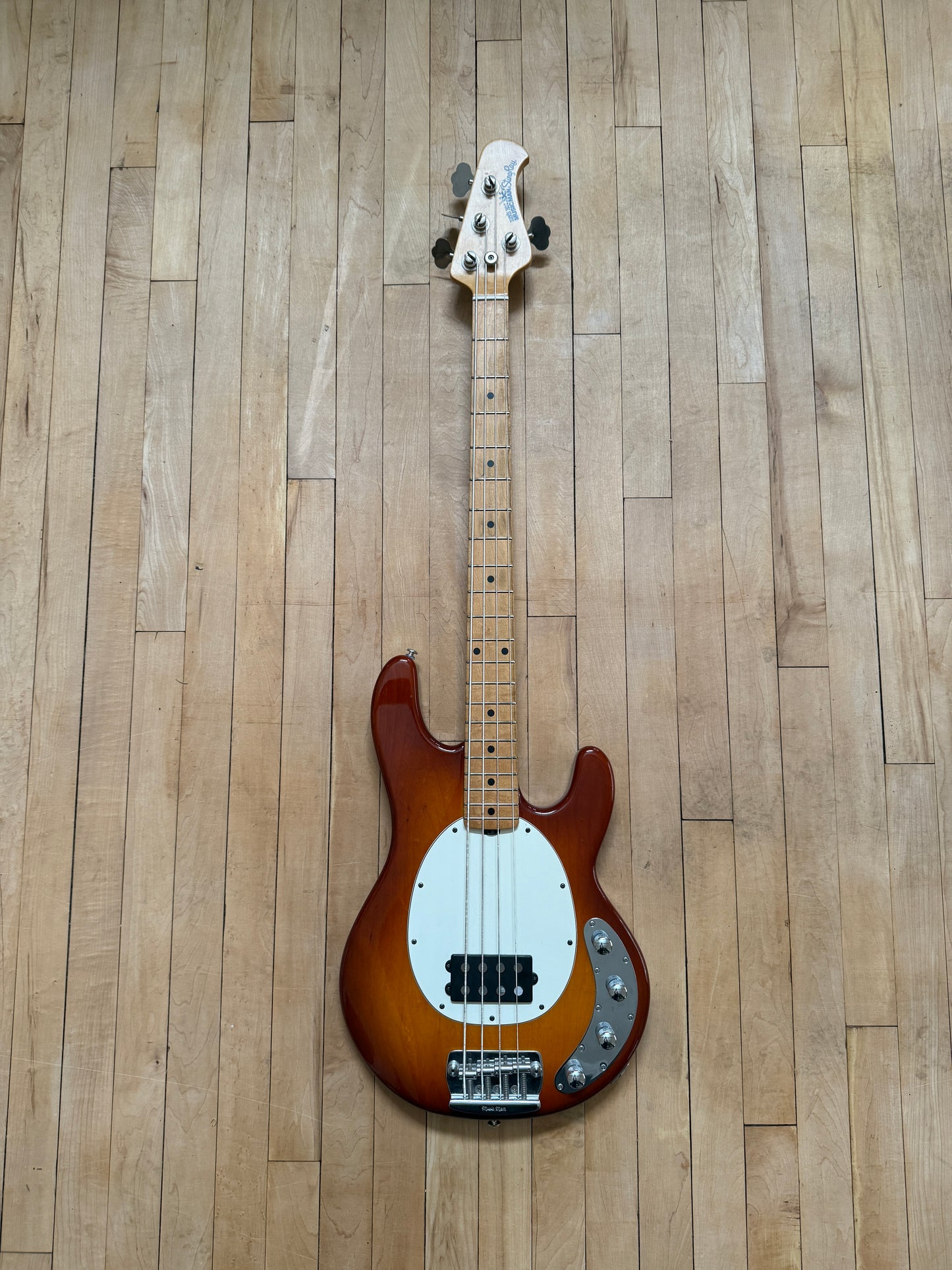 1997 Musicman Stingray Bass Guitar Honeyburst - Vintage Bass Room
