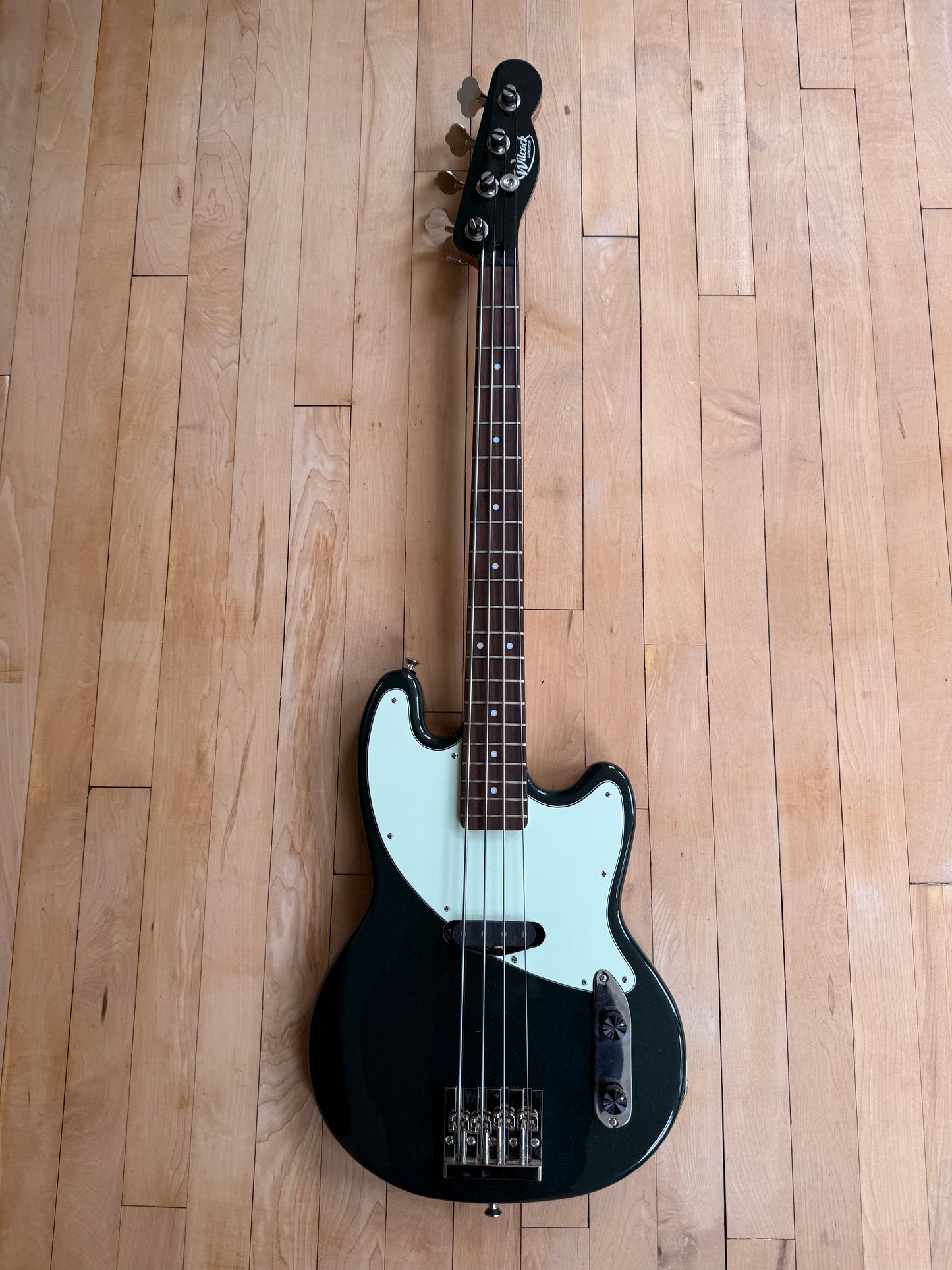 Wilcock MM Bass Guitar Black Long Scale - Vintage Bass Room