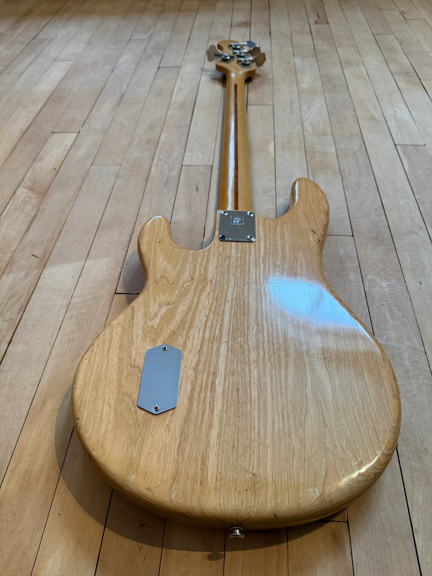 1982 Pre EB Musicman Stingray Bass Guitar Natural & Rosewood - Vintage Bass Room