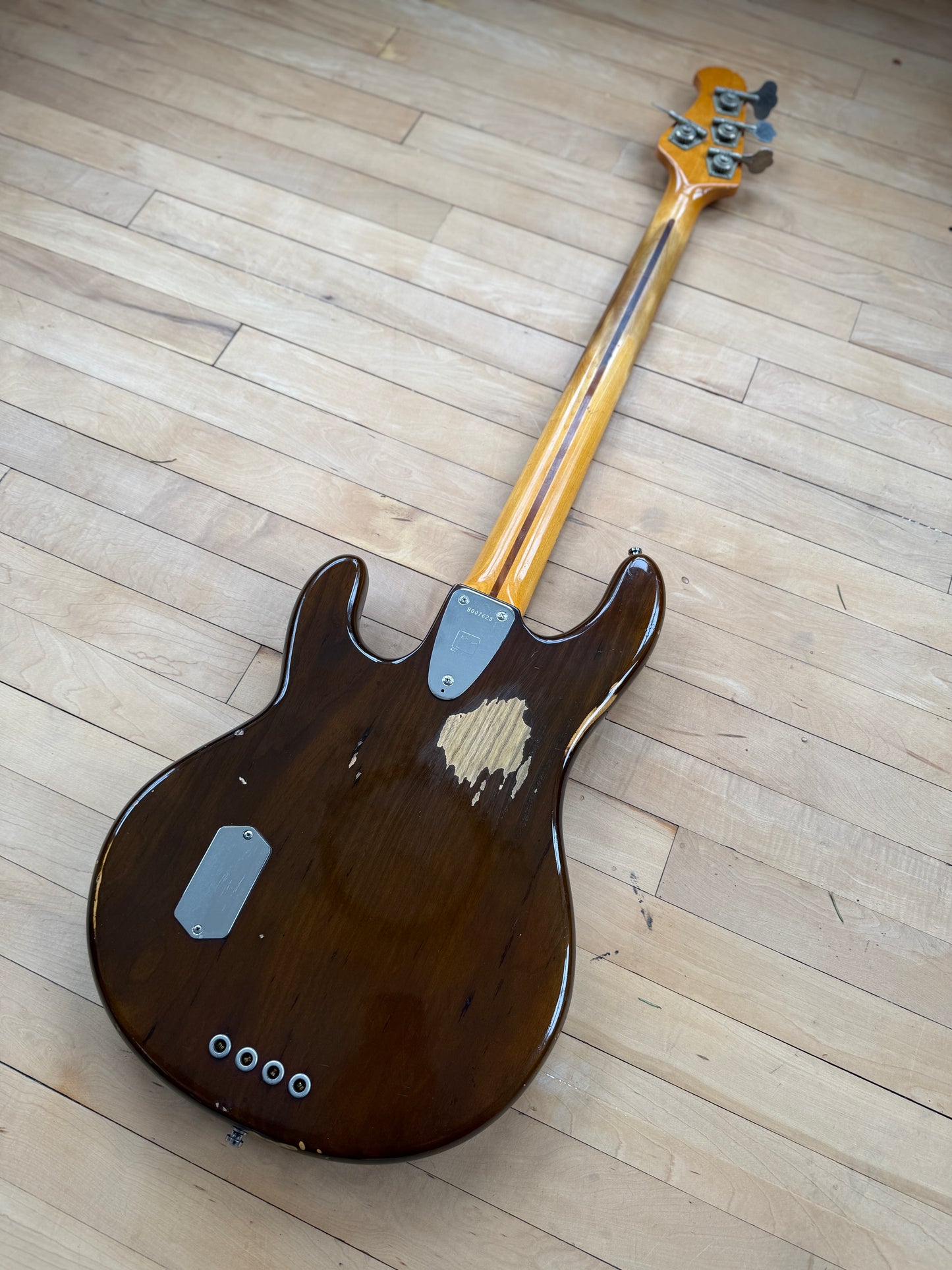 1978 Musicman Stingray Bass Guitar Mocha - Vintage Bass Room