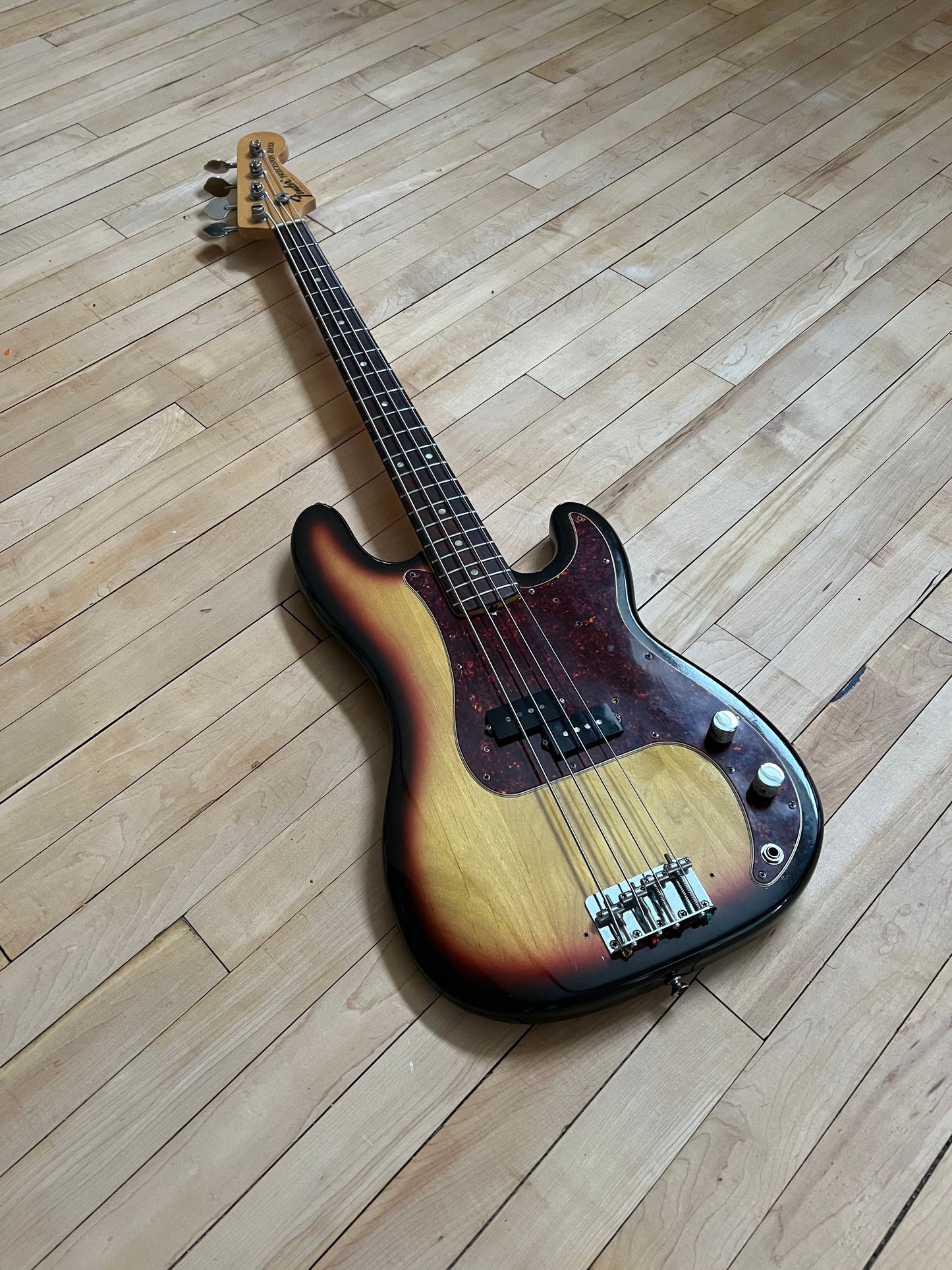 1972 Fender Precision Bass Guitar Sunburst