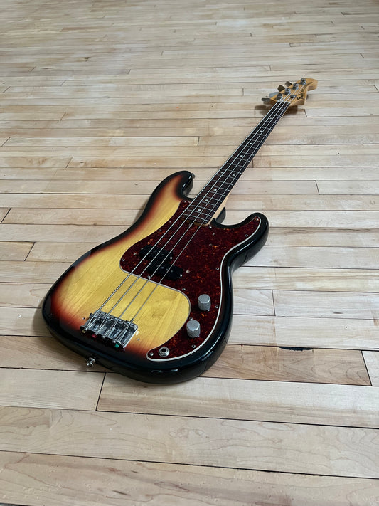 1972 Fender Precision Bass Guitar Sunburst