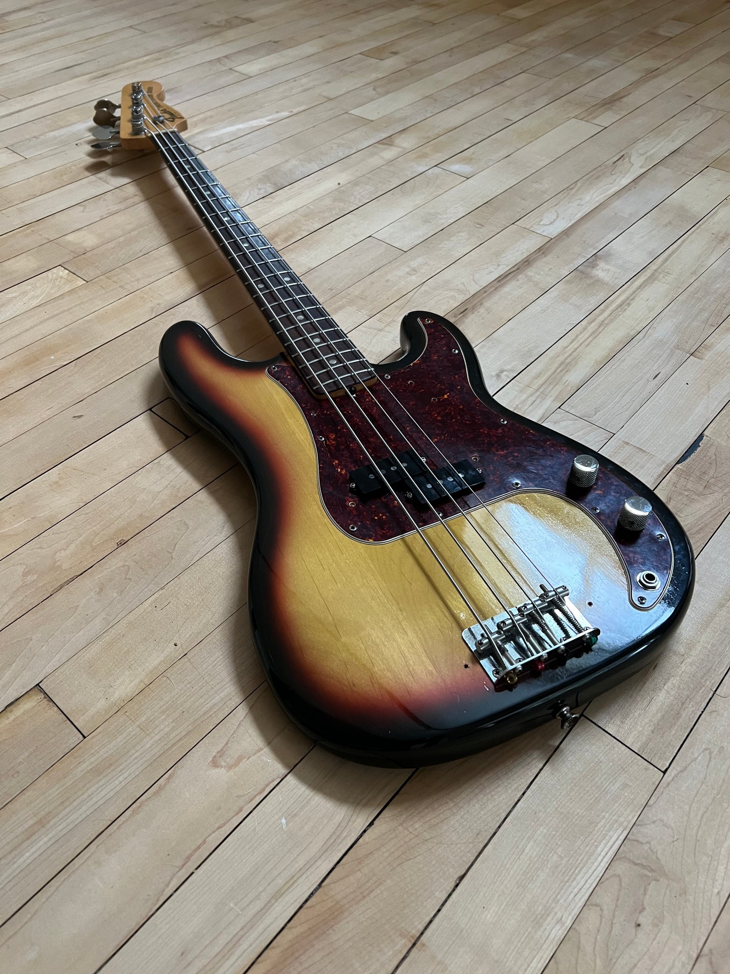 1972 Fender Precision Bass Guitar Sunburst