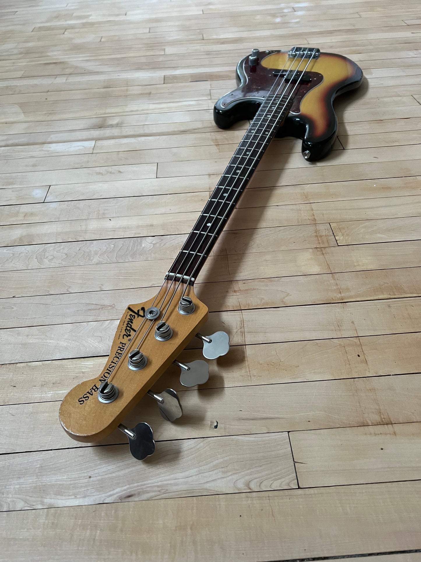 1972 Fender Precision Bass Guitar Sunburst