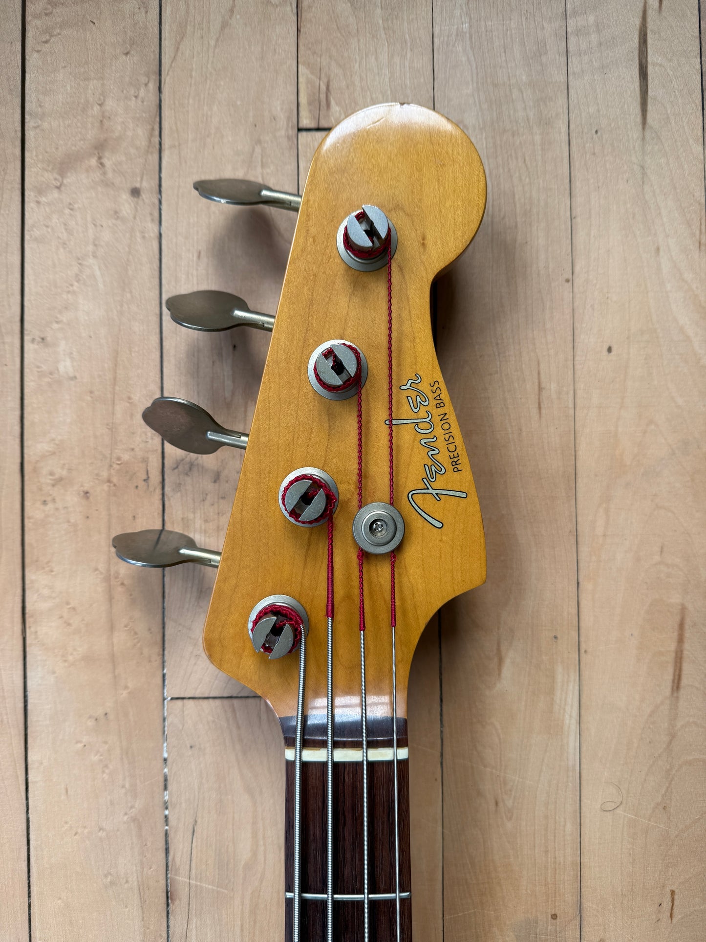 1991 Fender Japan Precision Bass Guitar Sunburst - Vintage Bass Room