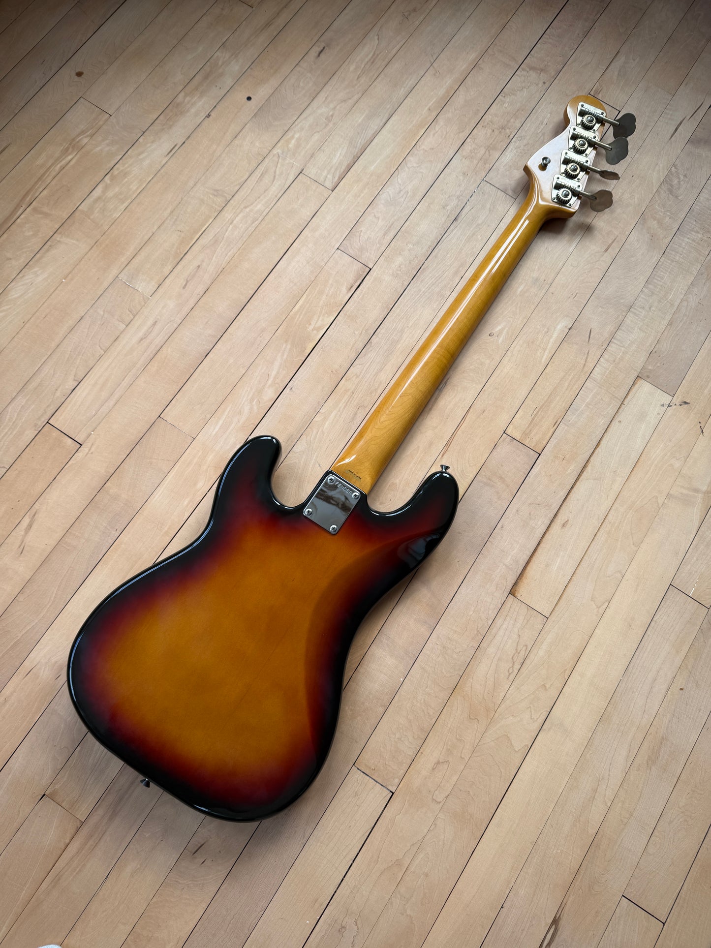 1991 Fender Japan Precision Bass Guitar Sunburst - Vintage Bass Room
