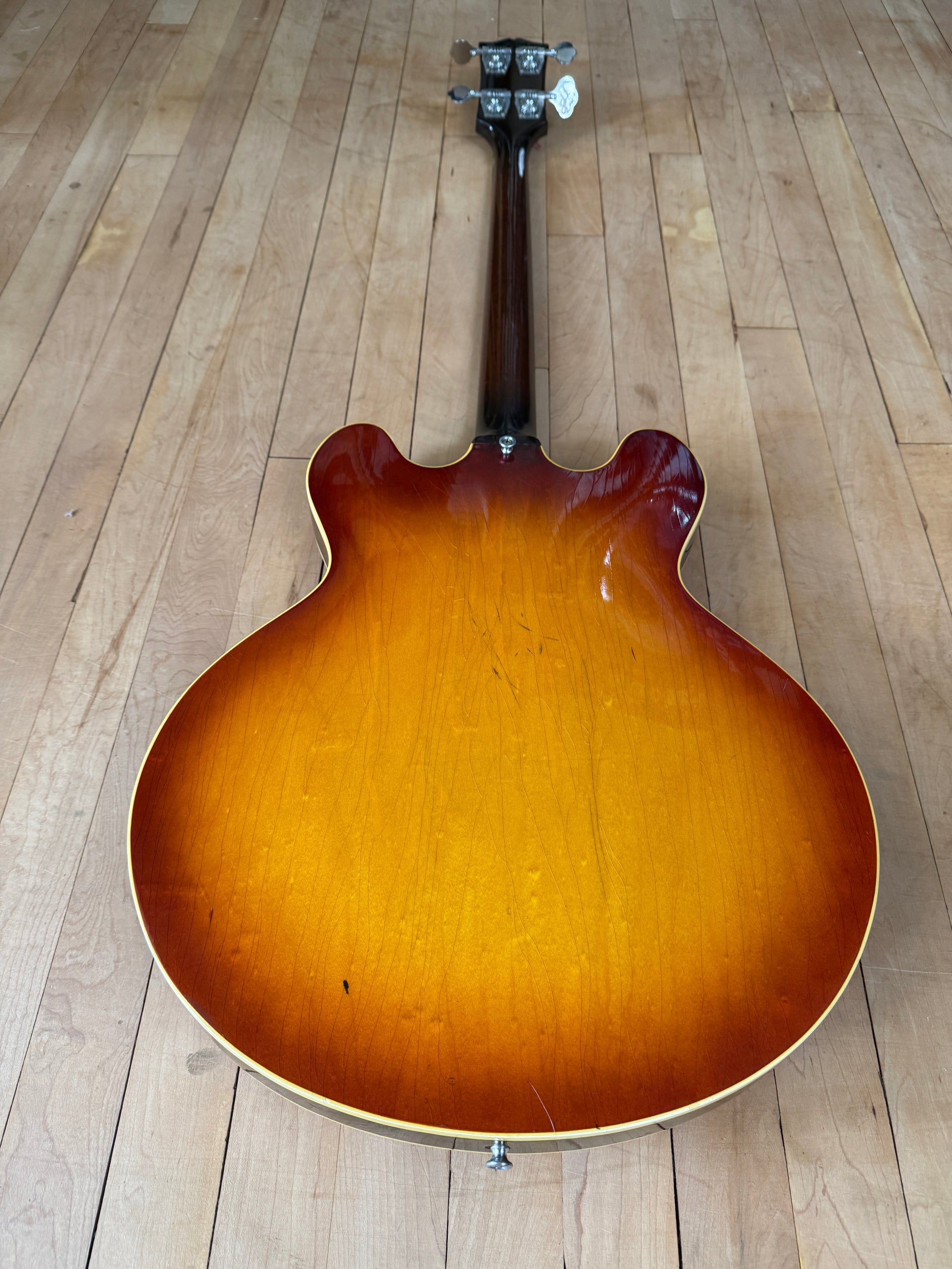 1967 Gibson EB2 Bass Guitar Sunburst - Vintage Bass Room