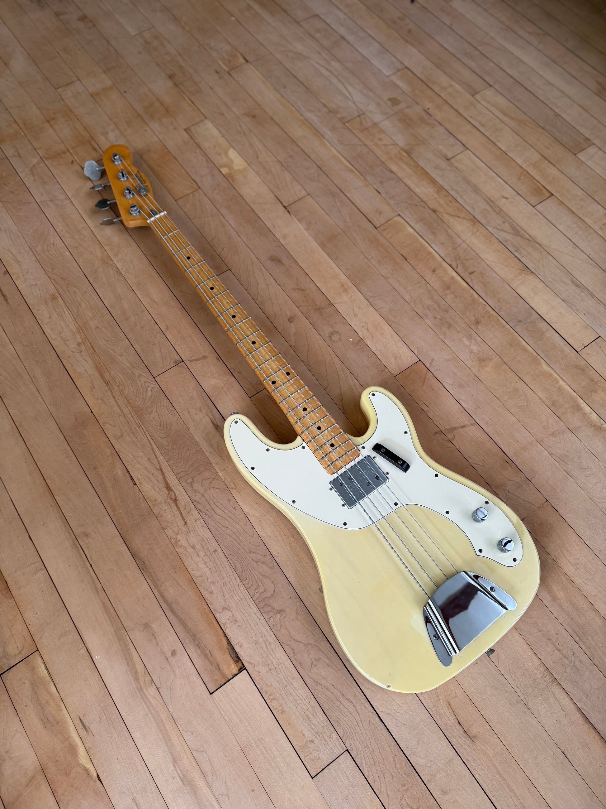 1972 Fender Telecaster Bass Guitar Blonde - Vintage Bass Room