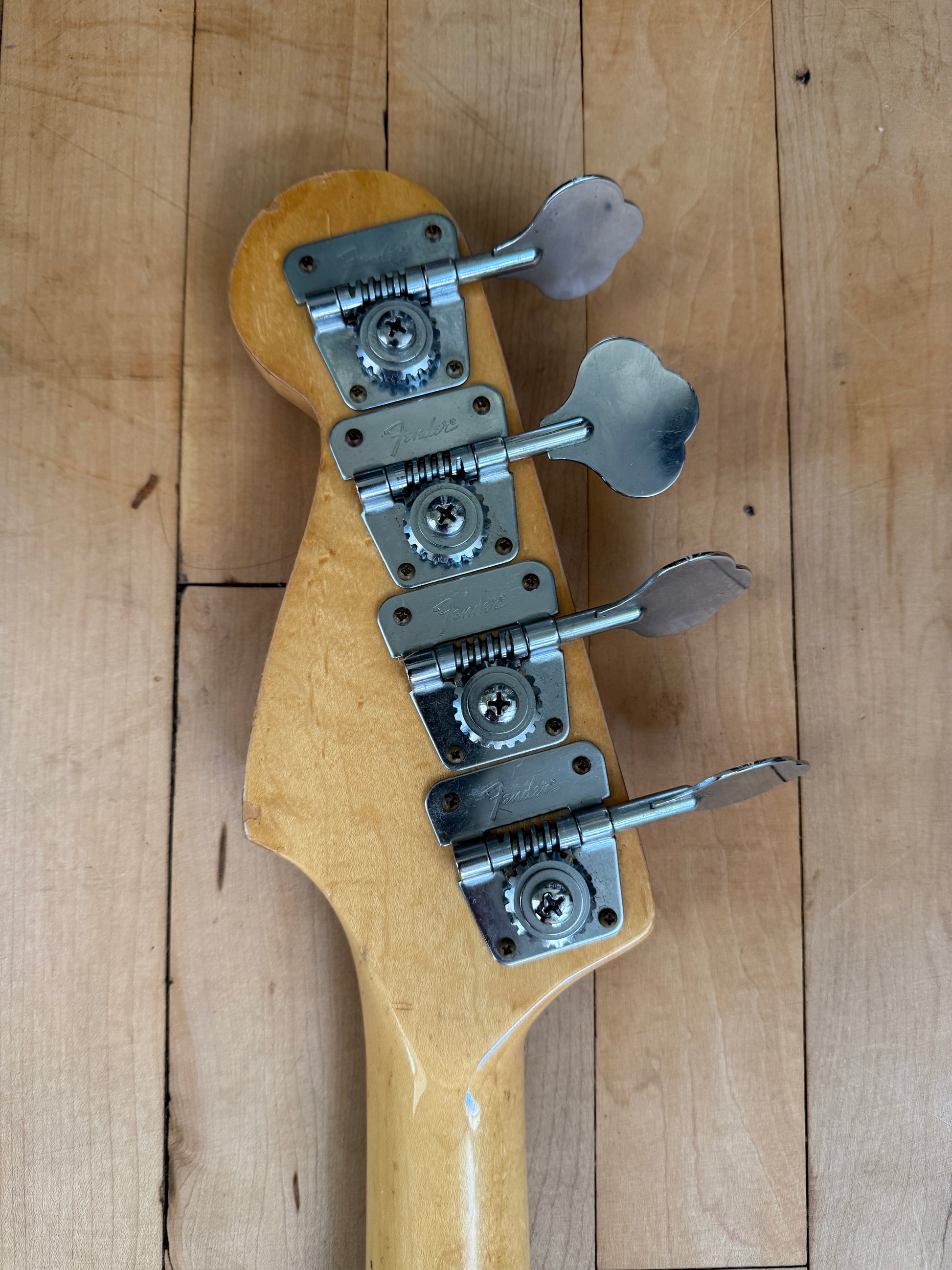 1978 Fender Precision Fretless Bass Guitar Olympic White - Vintage Bass Room