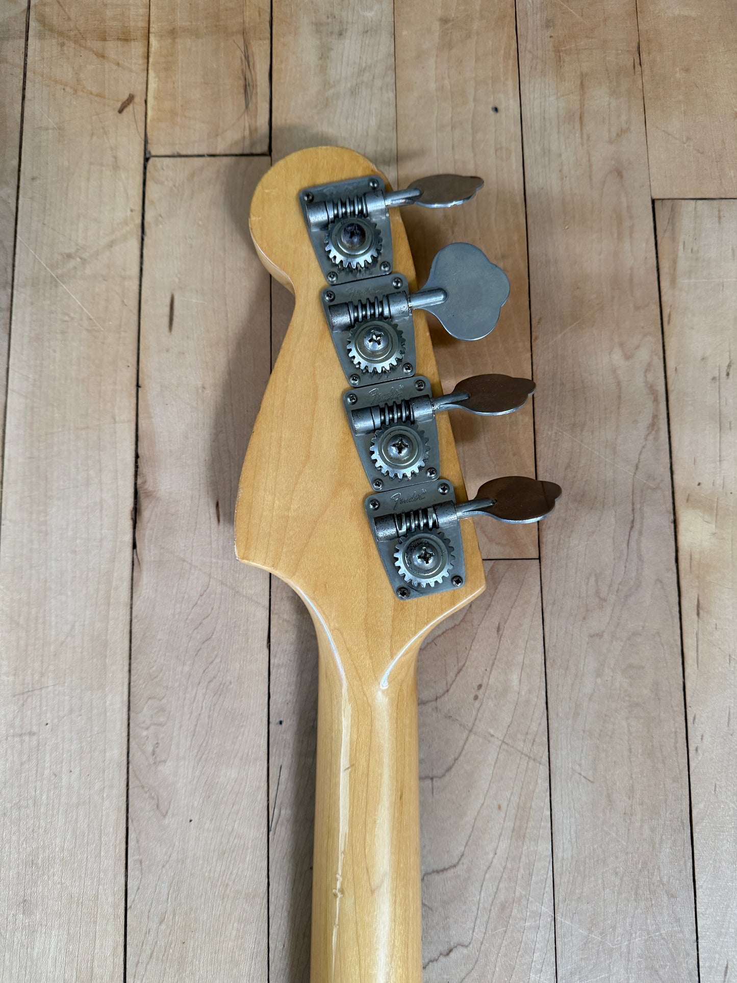 1978 Fender Musicmaster Bass Guitar Black Short Scale - Vintage Bass Room