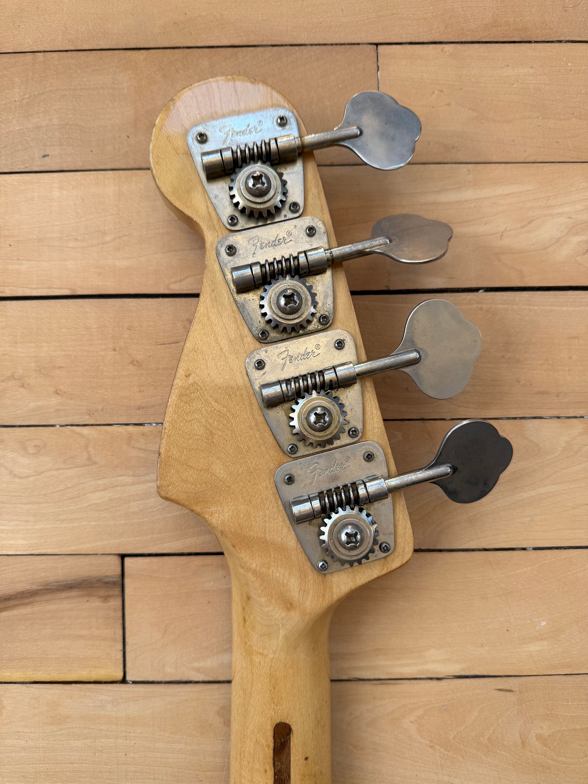 1972 Fender Precision Bass Guitar Natural Finish - Vintage Bass Room