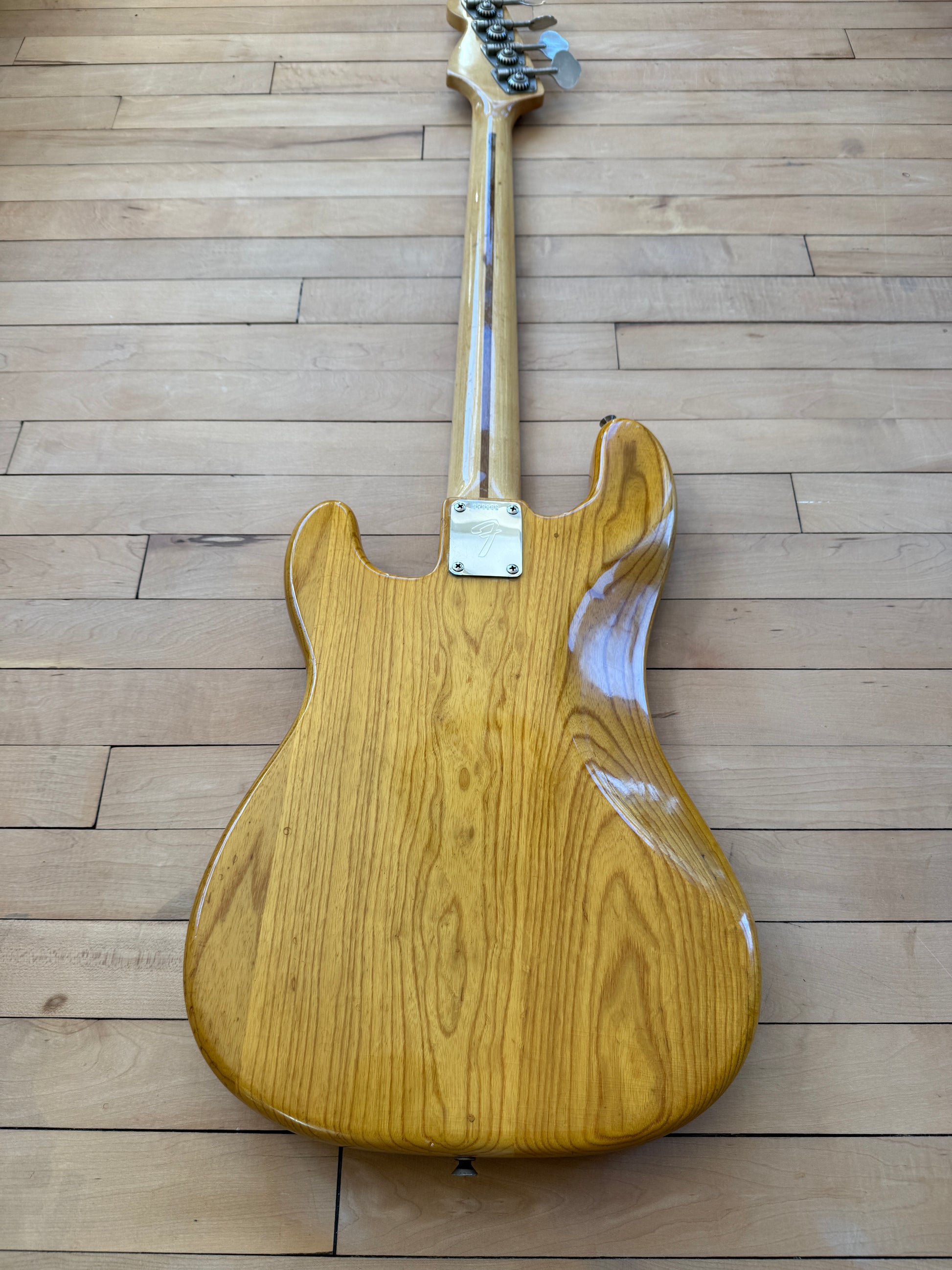 1972 Fender Precision Bass Guitar Natural Finish - Vintage Bass Room