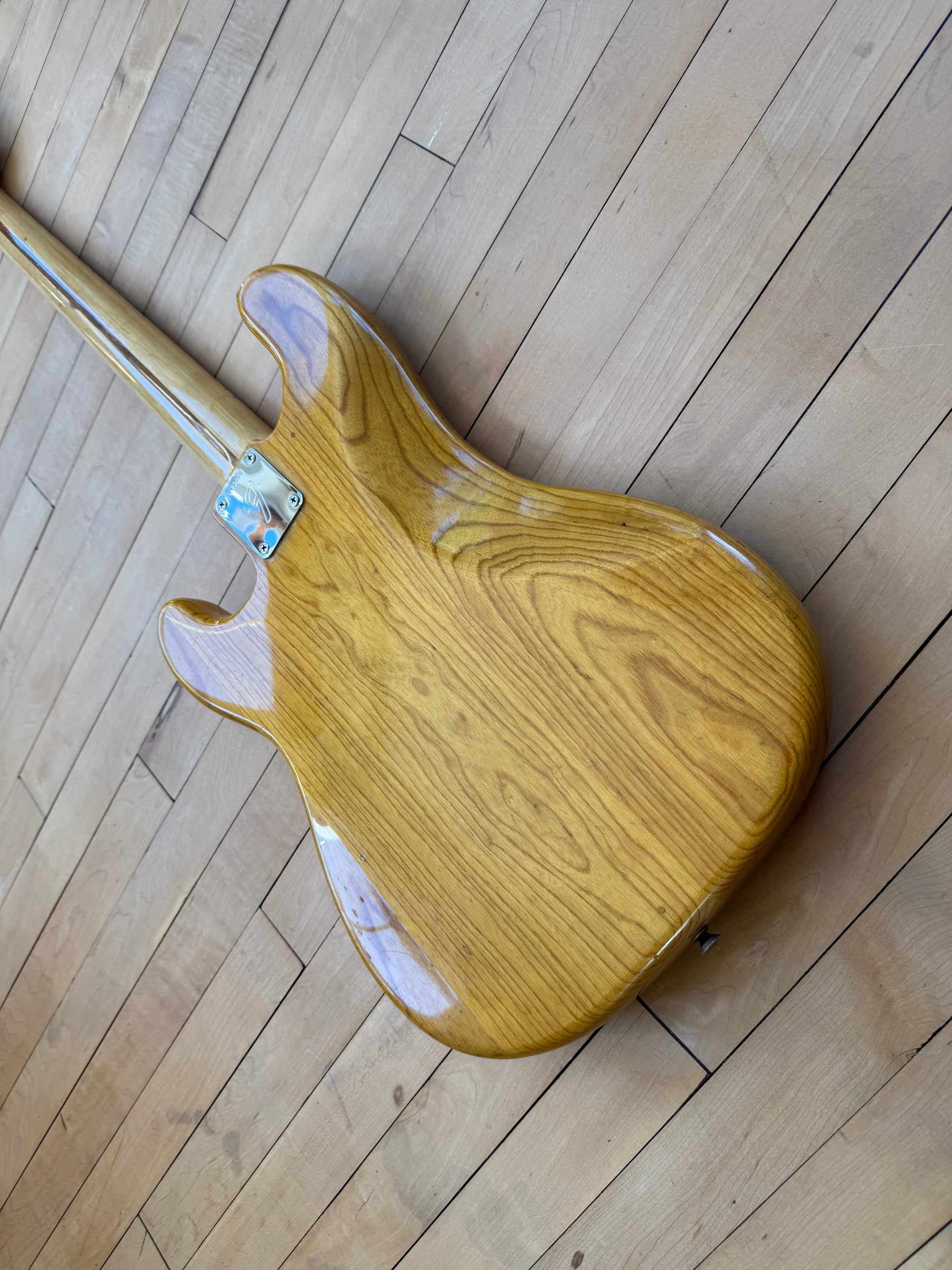1972 Fender Precision Bass Guitar Natural Finish - Vintage Bass Room