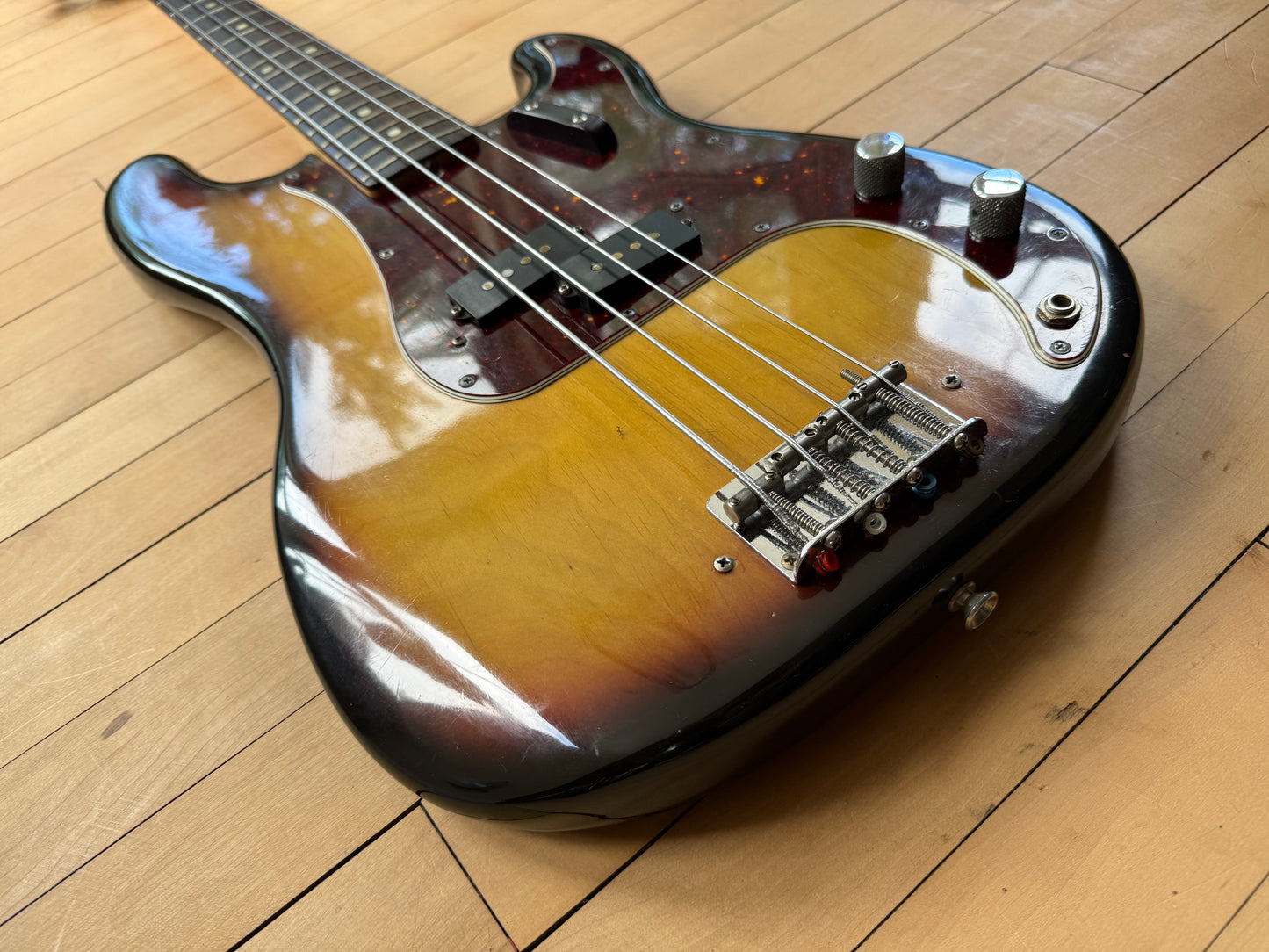 1970 Fender Precision Bass Guitar Sunburst - Vintage Bass Room