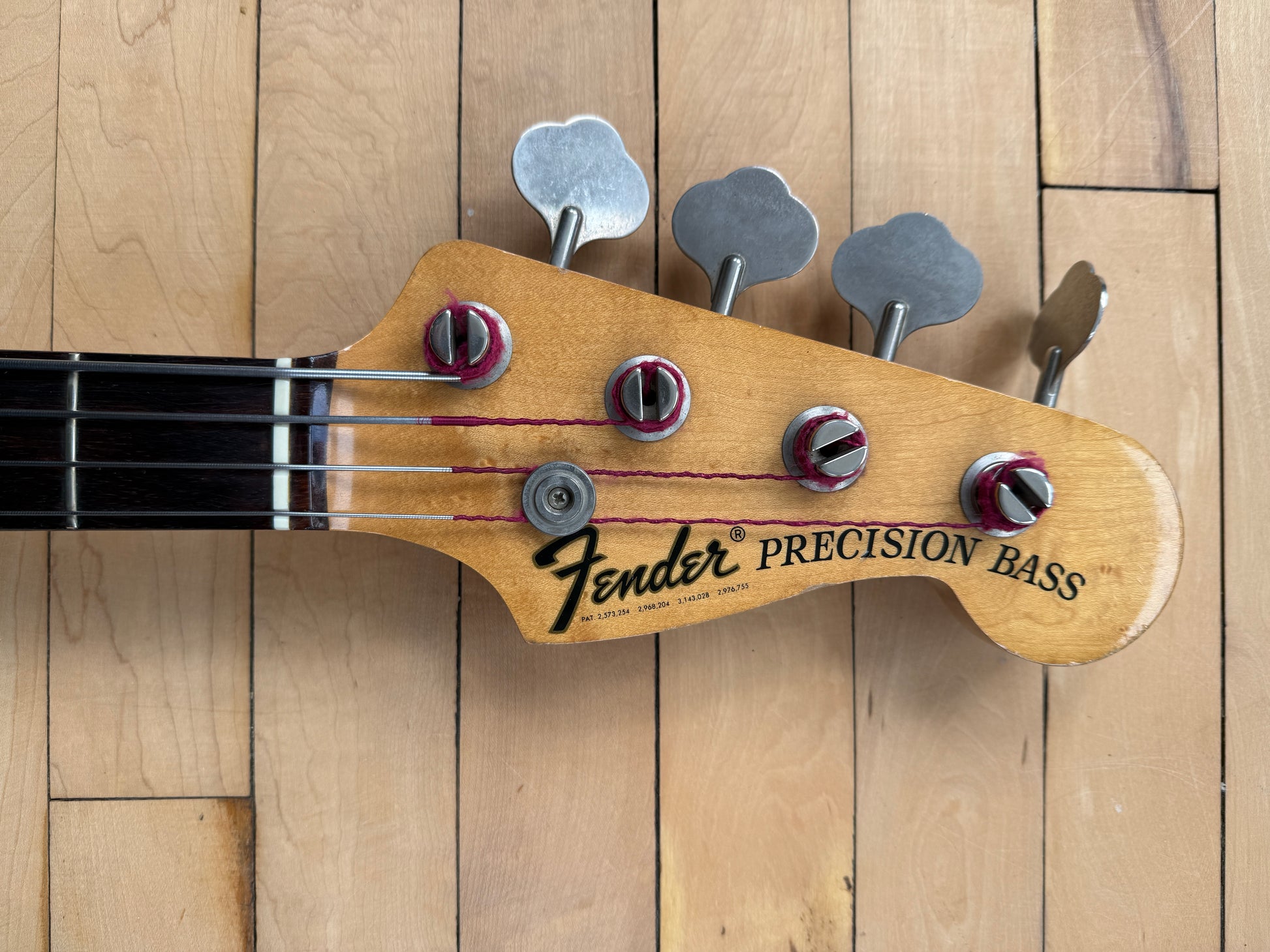 1970 Fender Precision Bass Guitar Sunburst - Vintage Bass Room