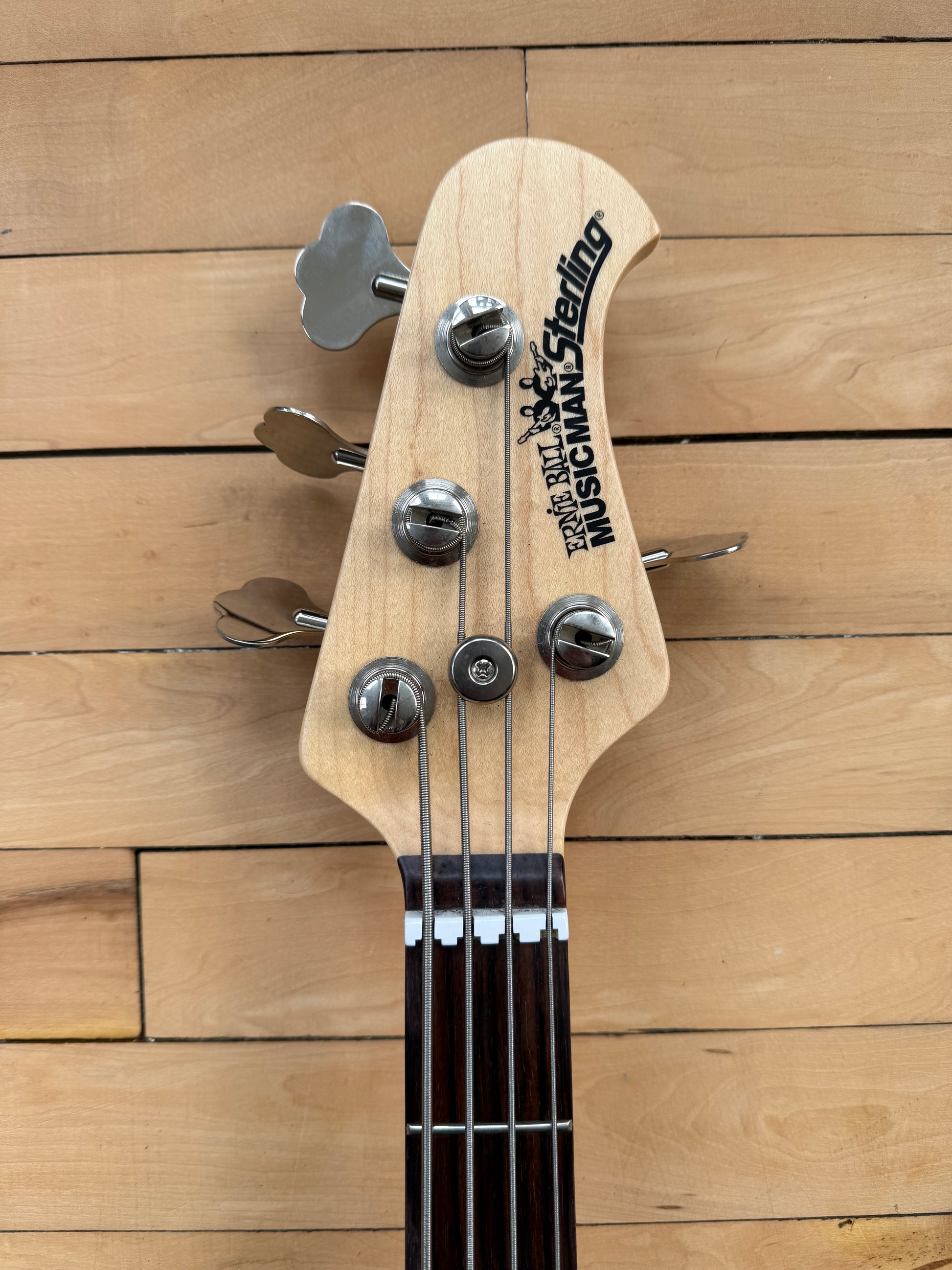 2017 USA Music Man Sterling Bass Guitar Black - Vintage Bass Room