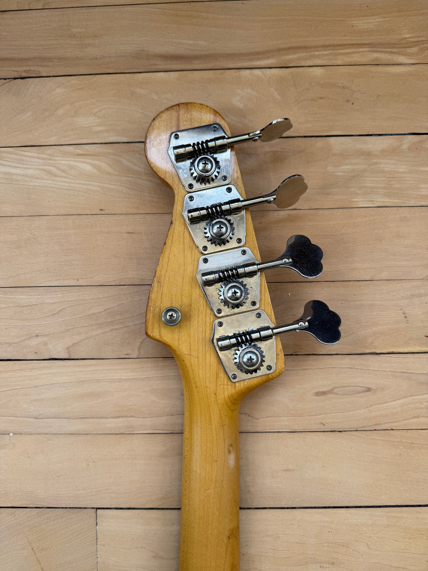 1983 Squier JV Precision Bass Guitar Olympic White - Vintage Bass Room
