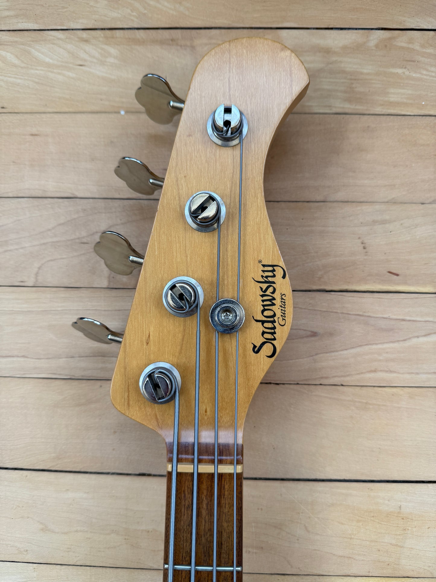 2005 Sadowsky Metroline Jazz Bass Lake Placid Blue - Vintage Bass Room