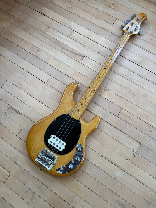 1976 Musicman Stingray Bass Guitar Natural - Vintage Bass Room
