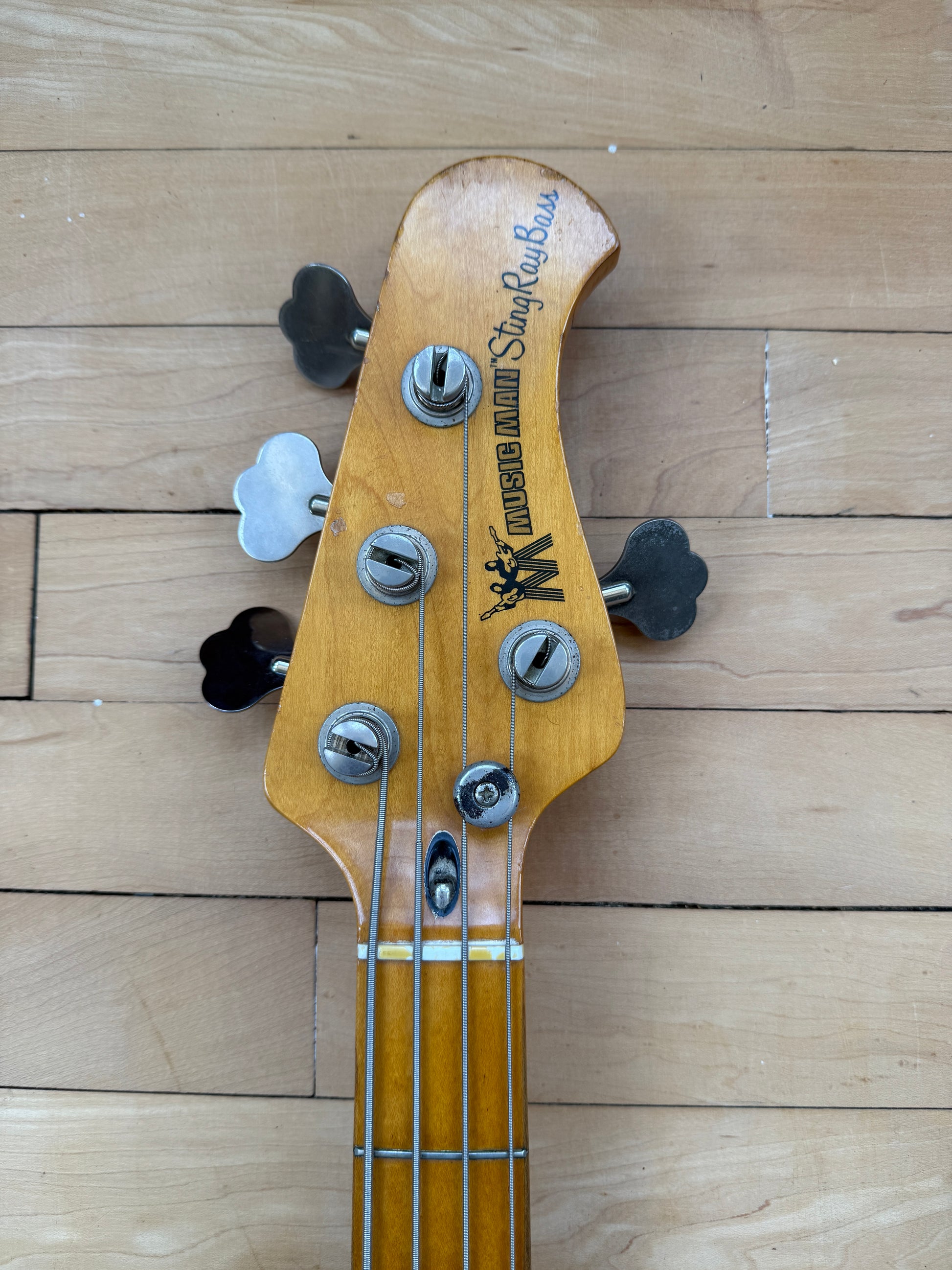 1976 Musicman Stingray Bass Guitar Natural - Vintage Bass Room