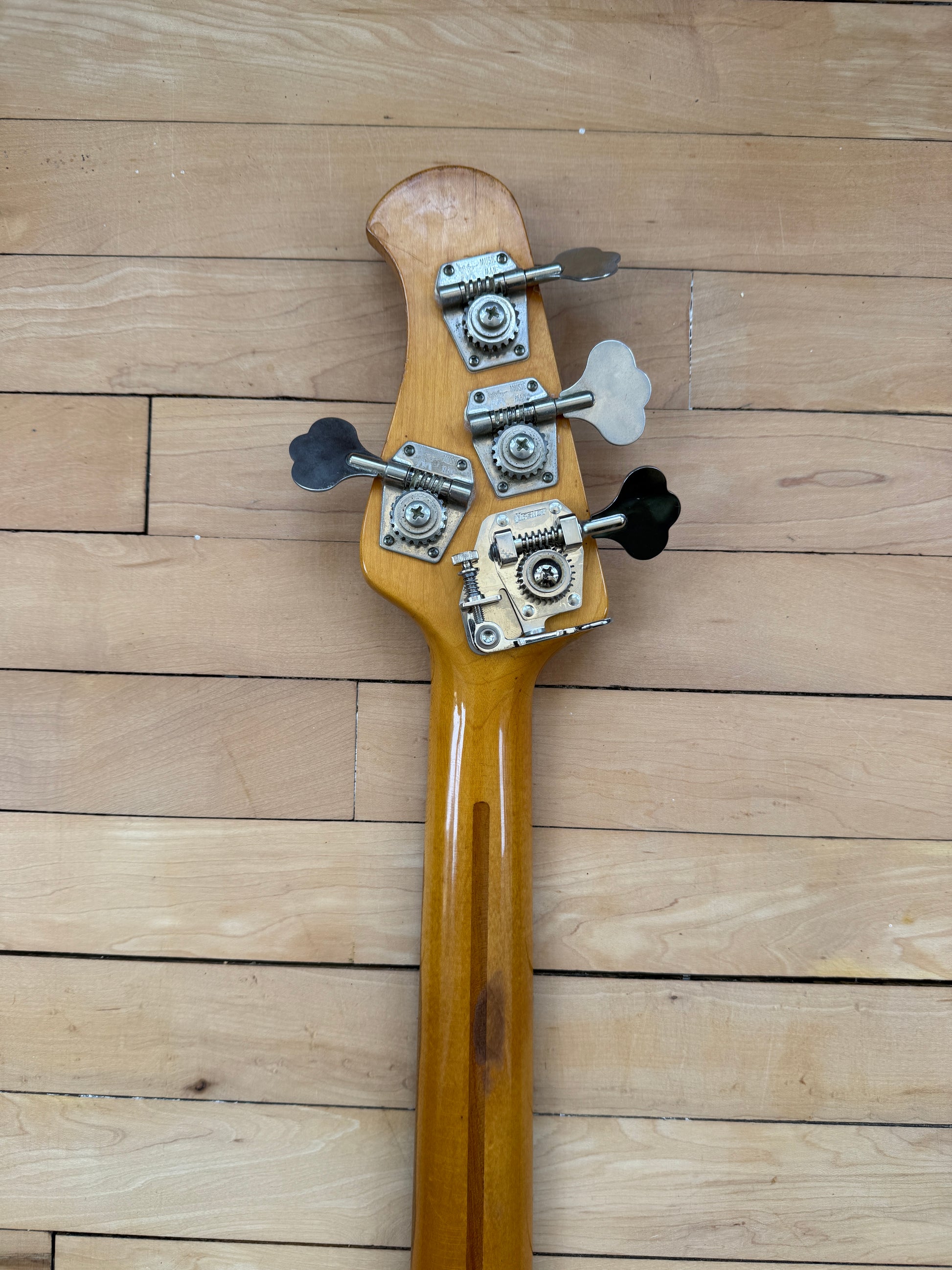 1976 Musicman Stingray Bass Guitar Natural - Vintage Bass Room