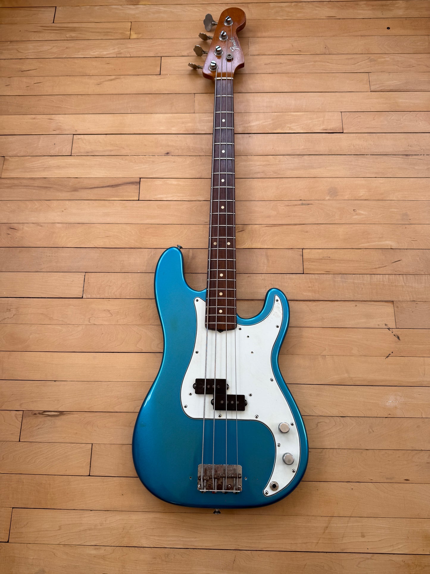 1967 Fender Precision Bass Guitar Lake Placid Blue - Vintage Bass Room