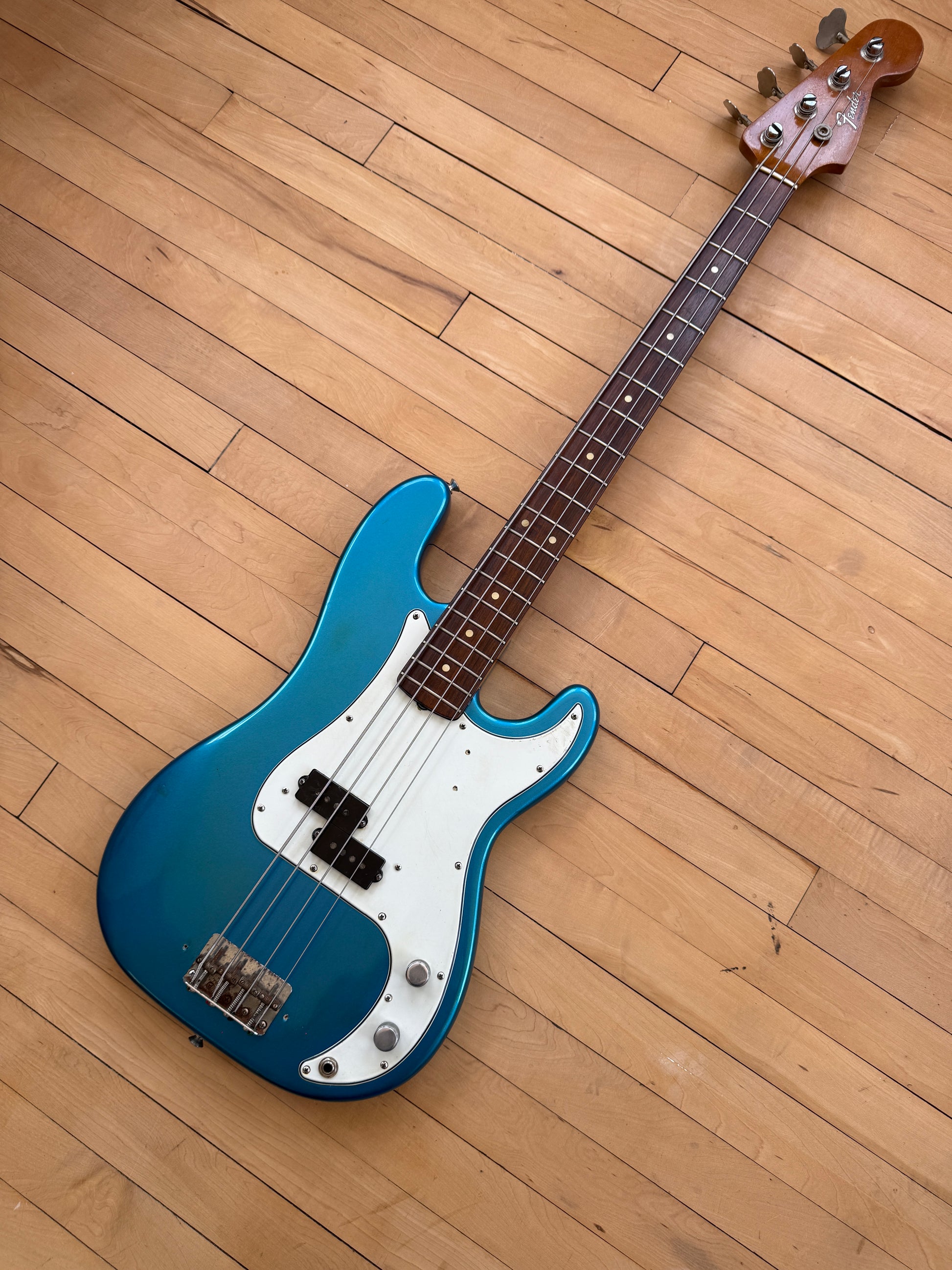 1967 Fender Precision Bass Guitar Lake Placid Blue - Vintage Bass Room
