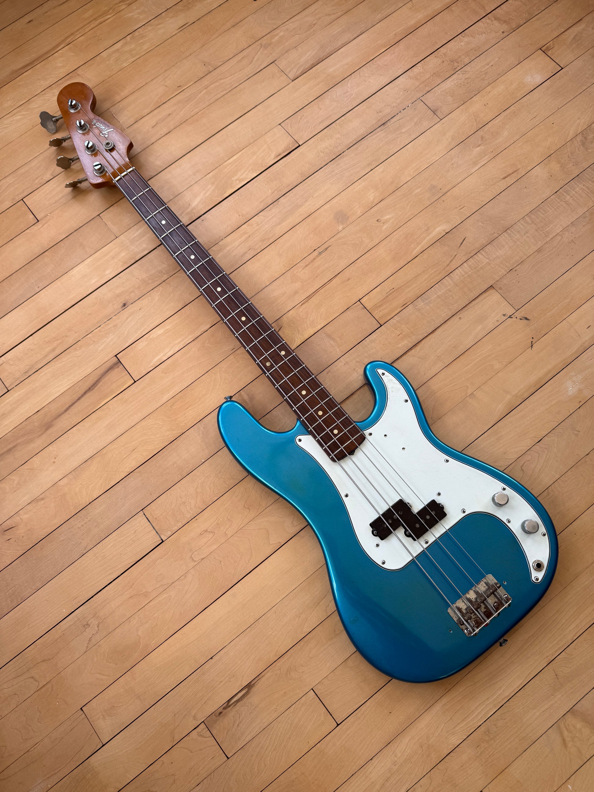 1967 Fender Precision Bass Guitar Lake Placid Blue - Vintage Bass Room
