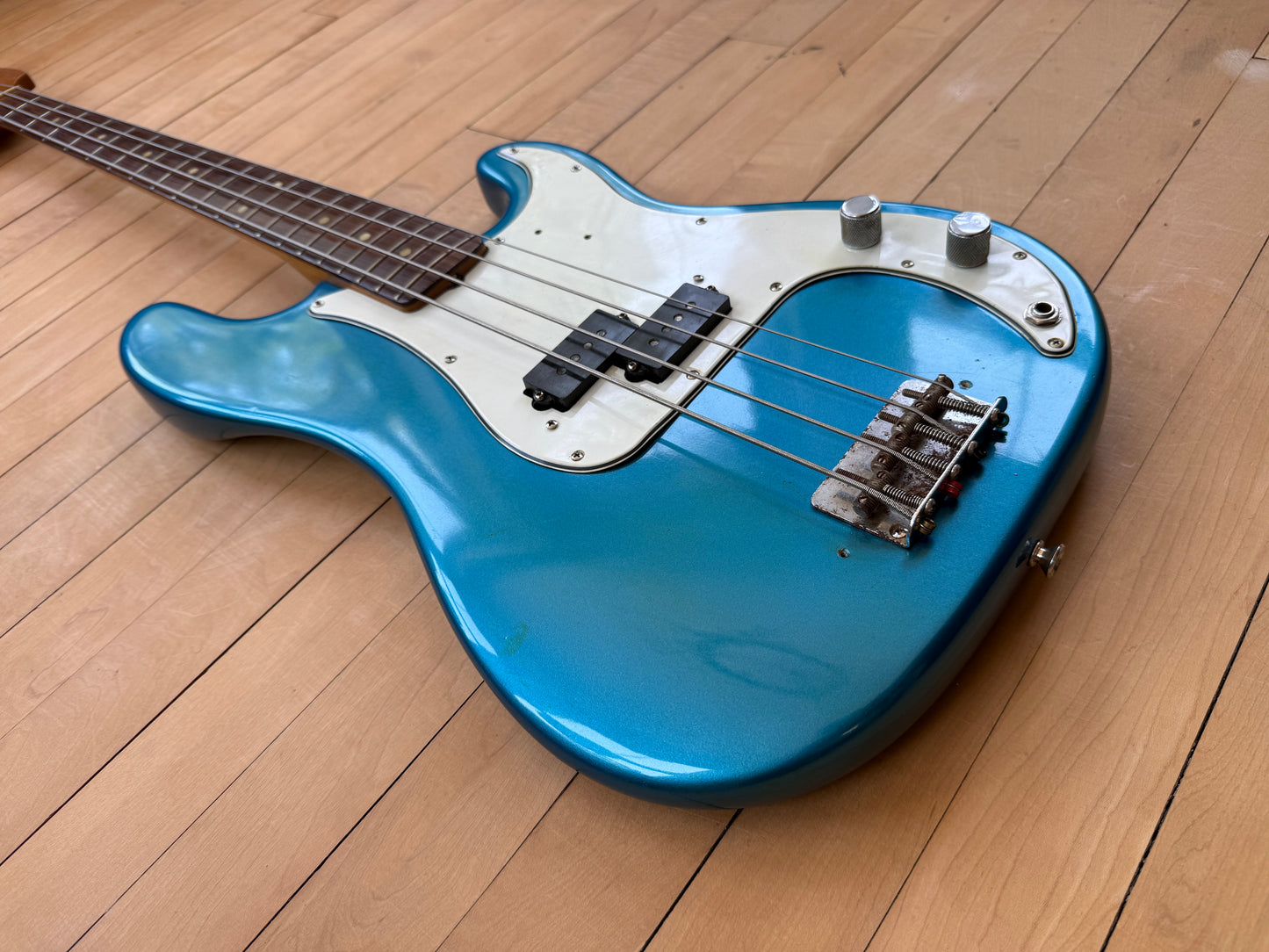 1967 Fender Precision Bass Guitar Lake Placid Blue - Vintage Bass Room