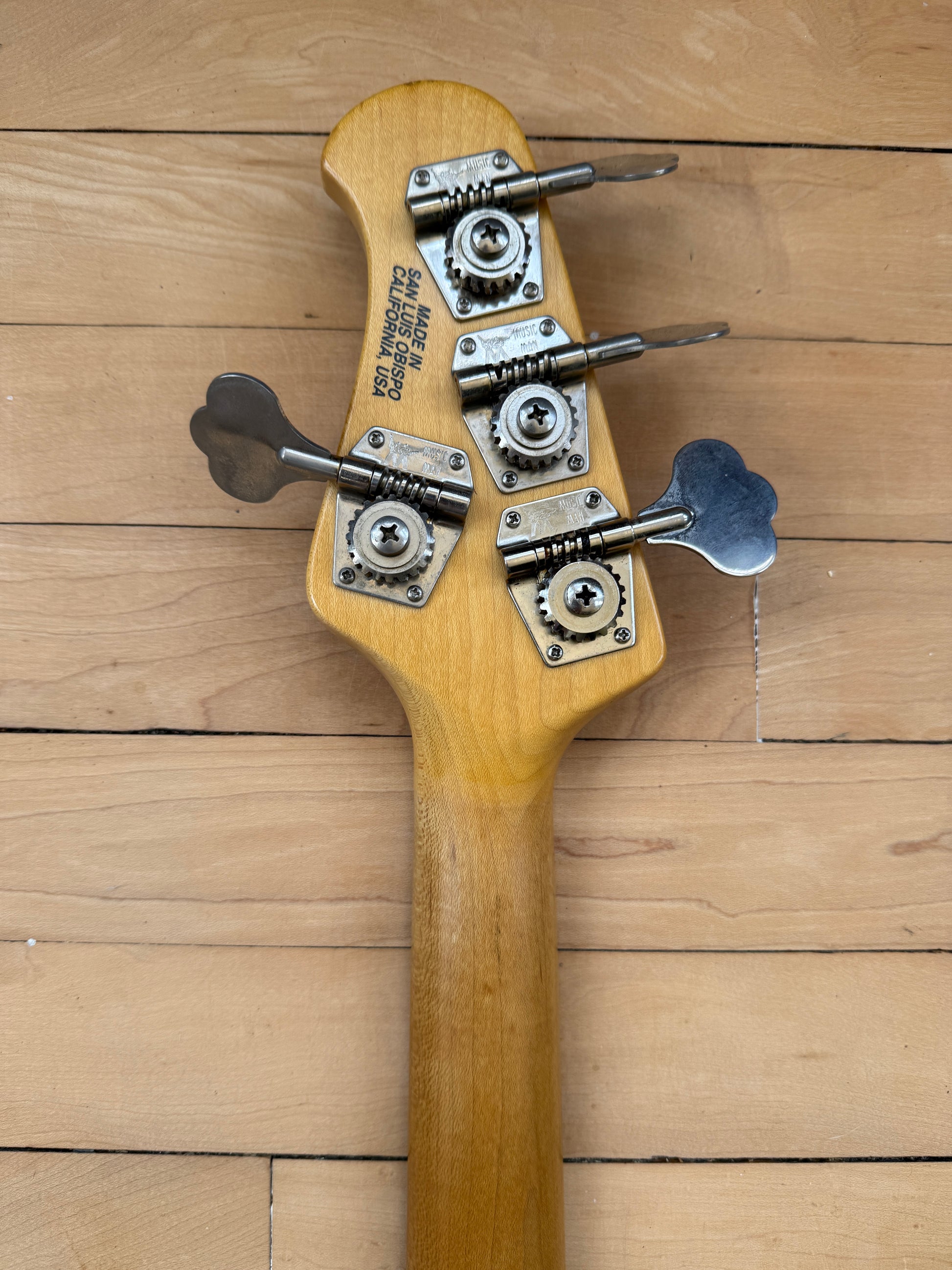 2007 Ernie Ball Sterling Bass Guitar Blue Pearl Finish. - Vintage Bass Room