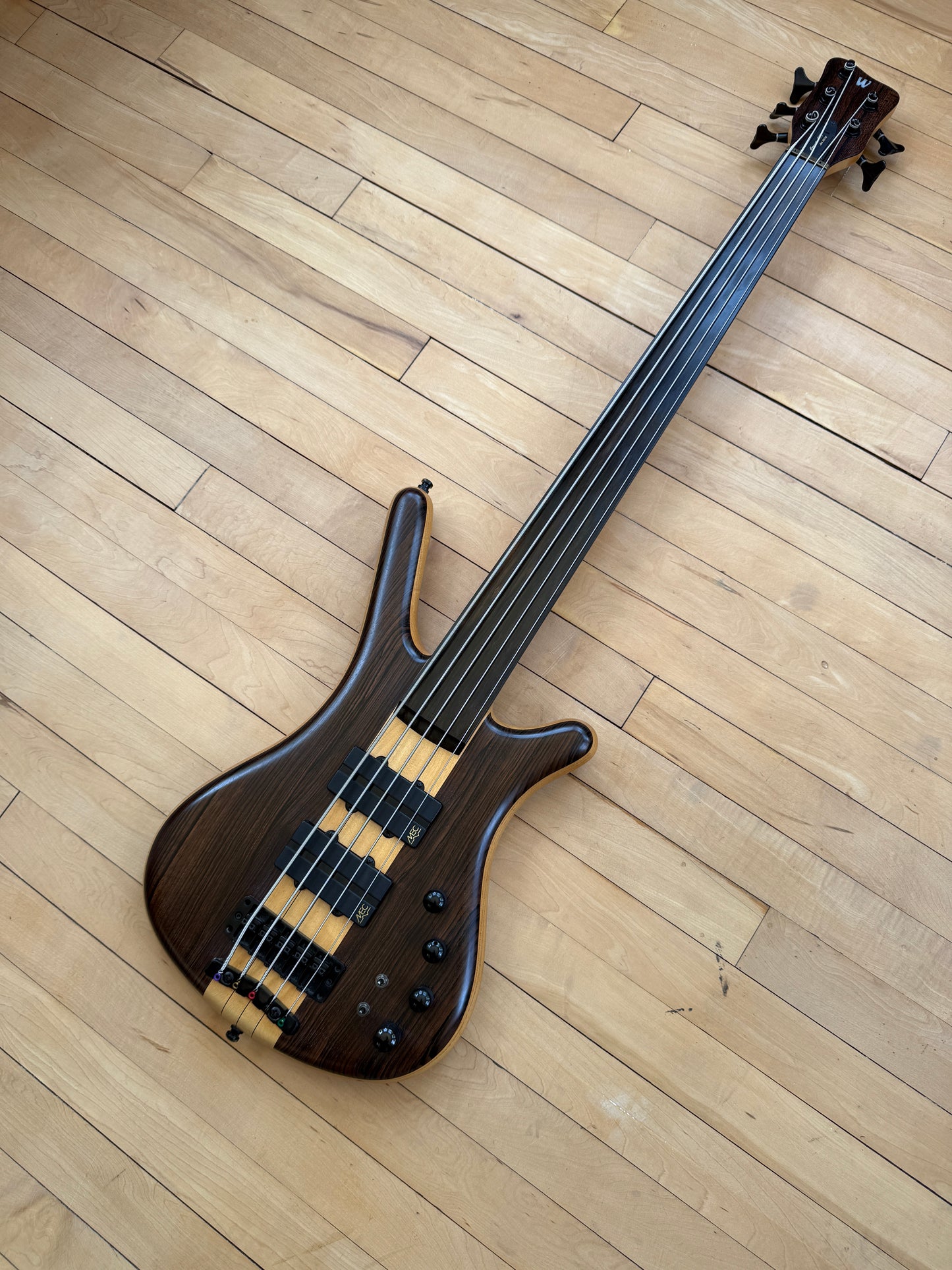 2010 Warwick Corvette NT Ltd 5 String Fretless Bass - Vintage Bass Room