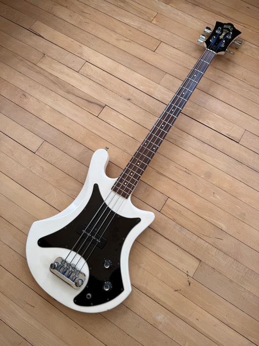 1978 Guild B301 Bass Guitar White - Vintage Bass Room