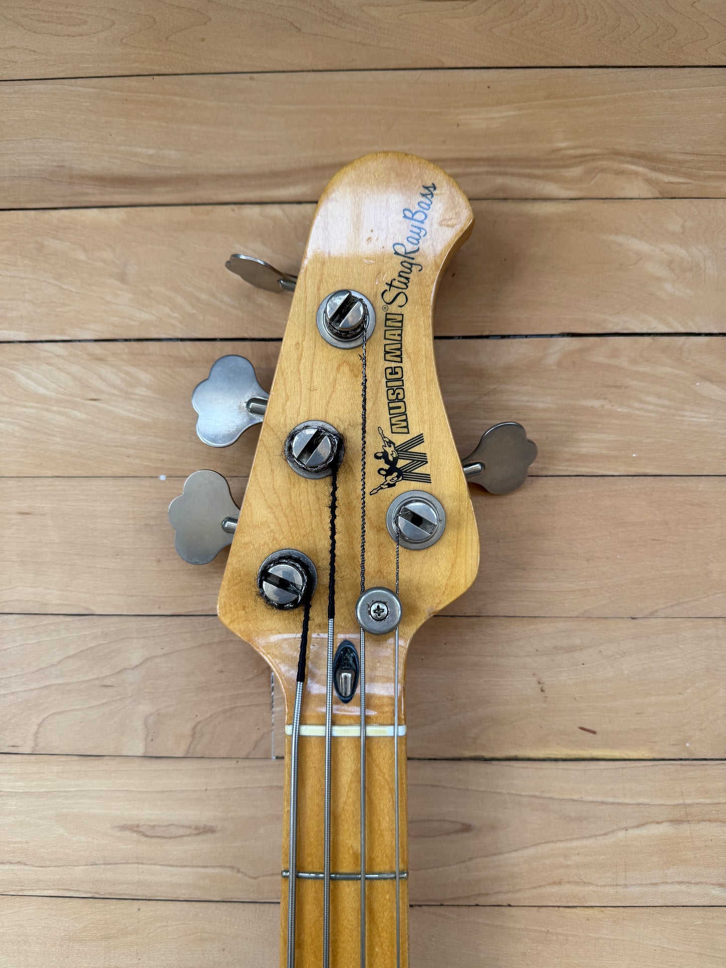 1977 Musicman Stingray Bass Guitar Mocha - Vintage Bass Room