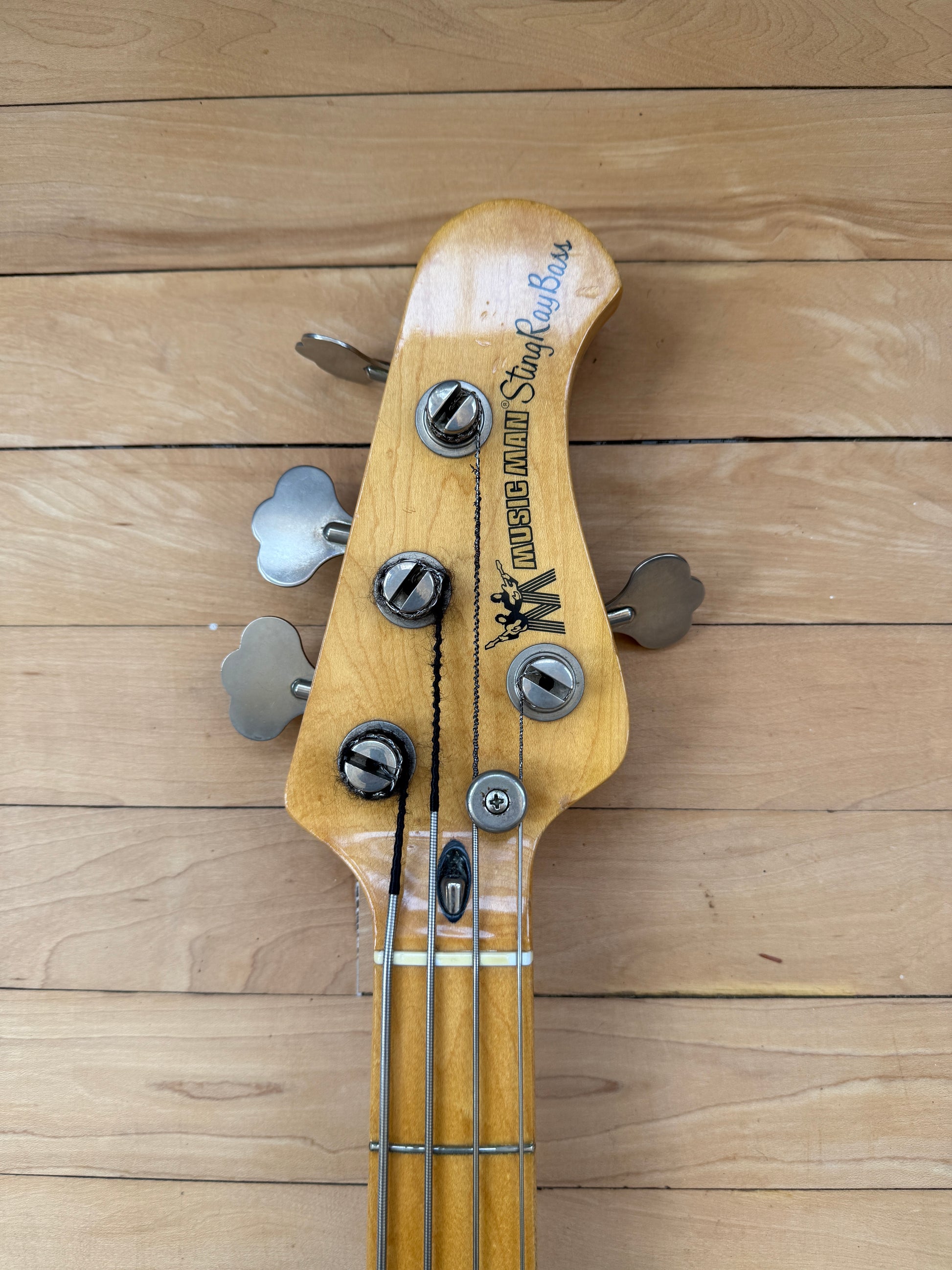 1977 Musicman Stingray Bass Guitar Mocha - Vintage Bass Room