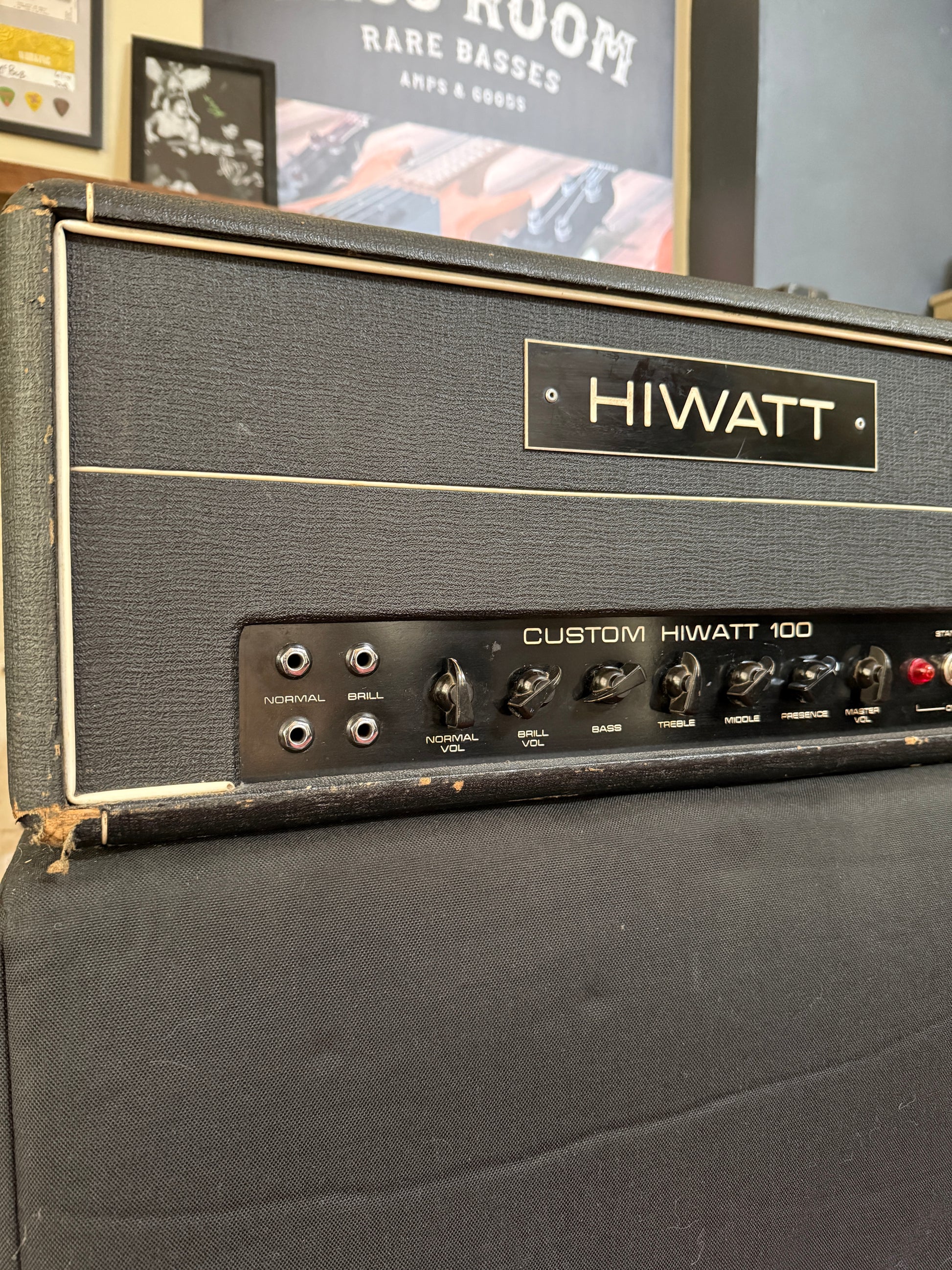 1970 Hiwatt DR103 Bass Amp - Vintage Bass Room