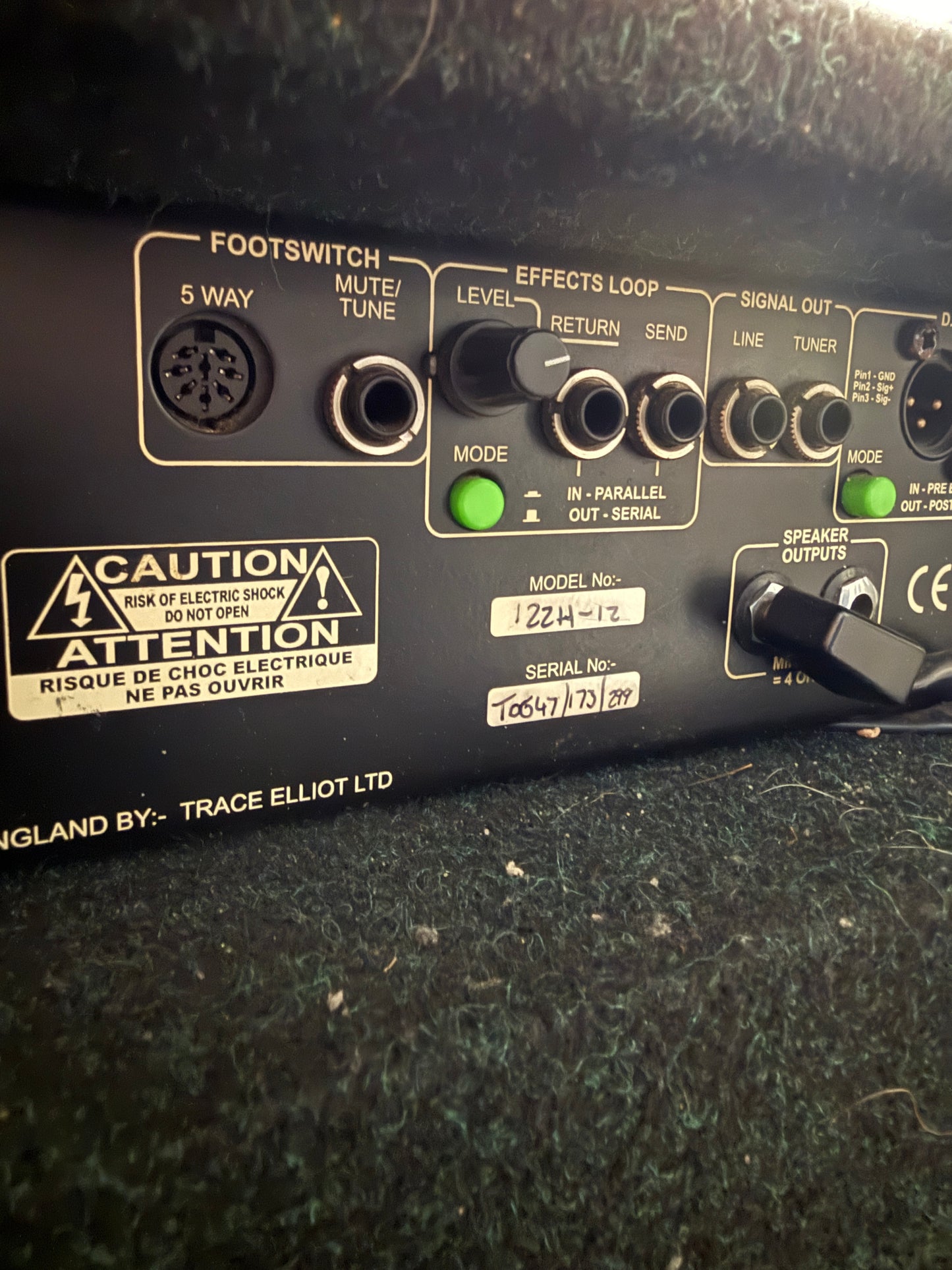 Trace Elliot GP12 122H 300w Bass Combo - Vintage Bass Room