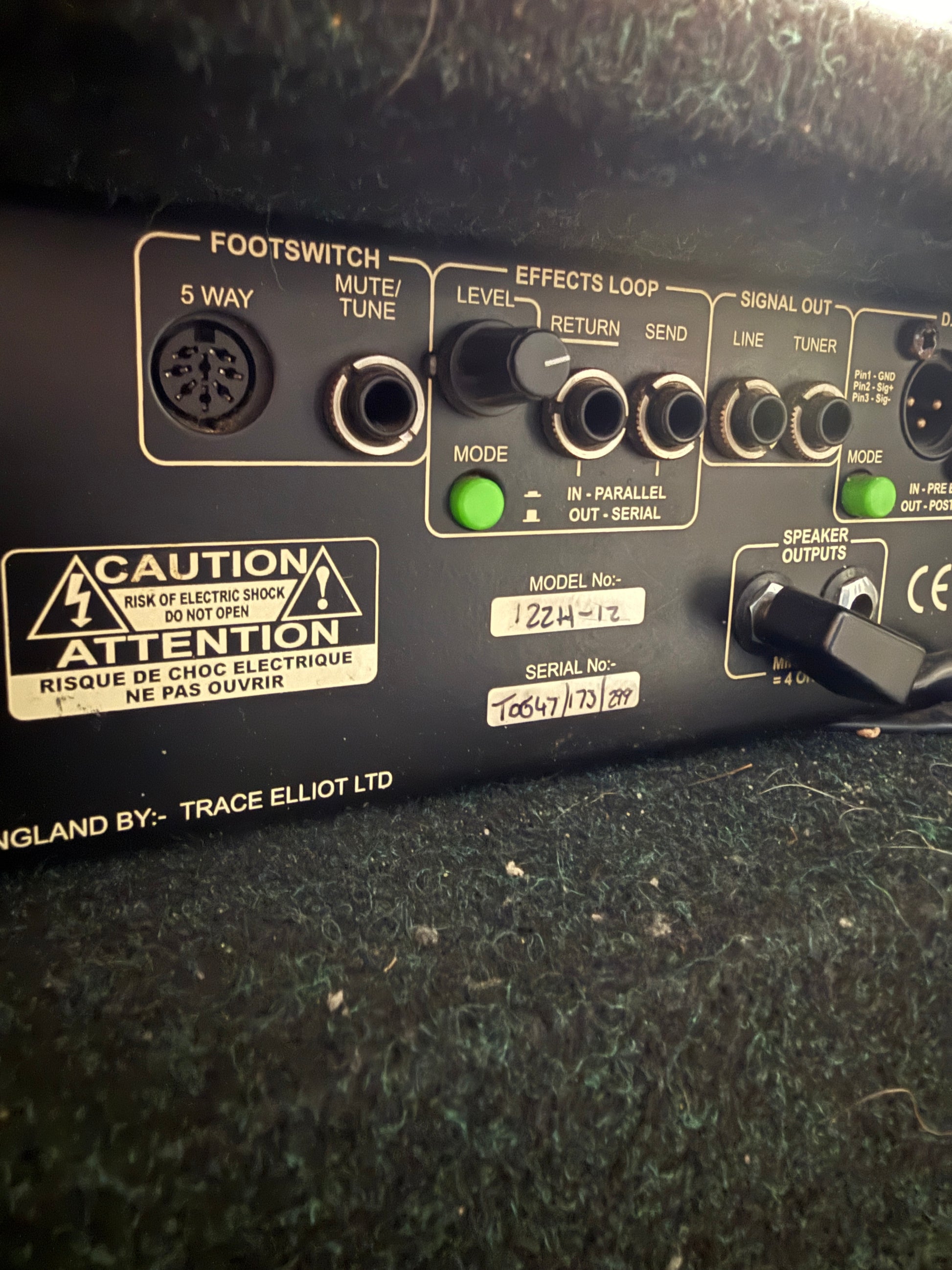 Trace Elliot GP12 122H 300w Bass Combo - Vintage Bass Room