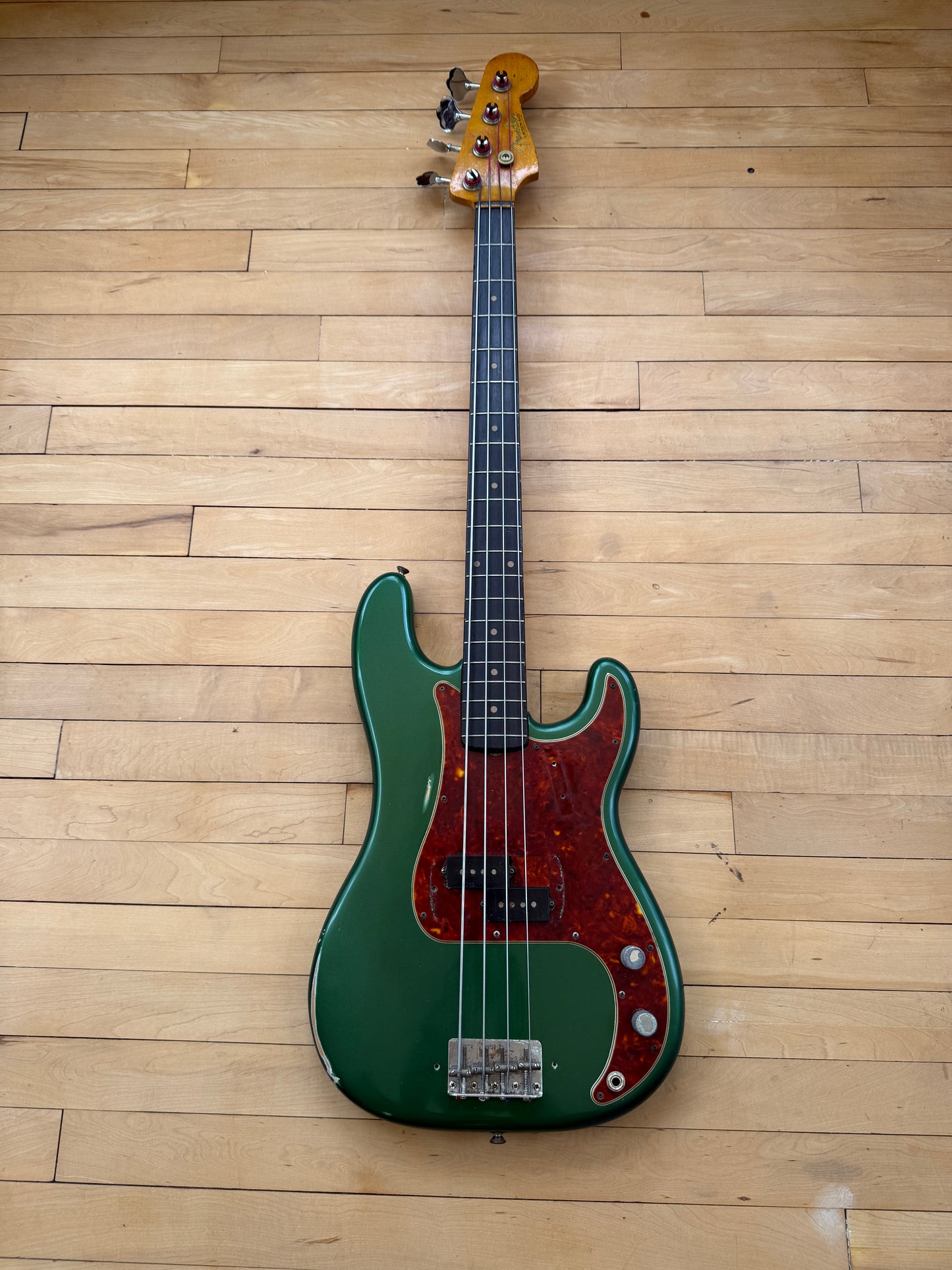 1962 Fender Precision Bass Guitar Green