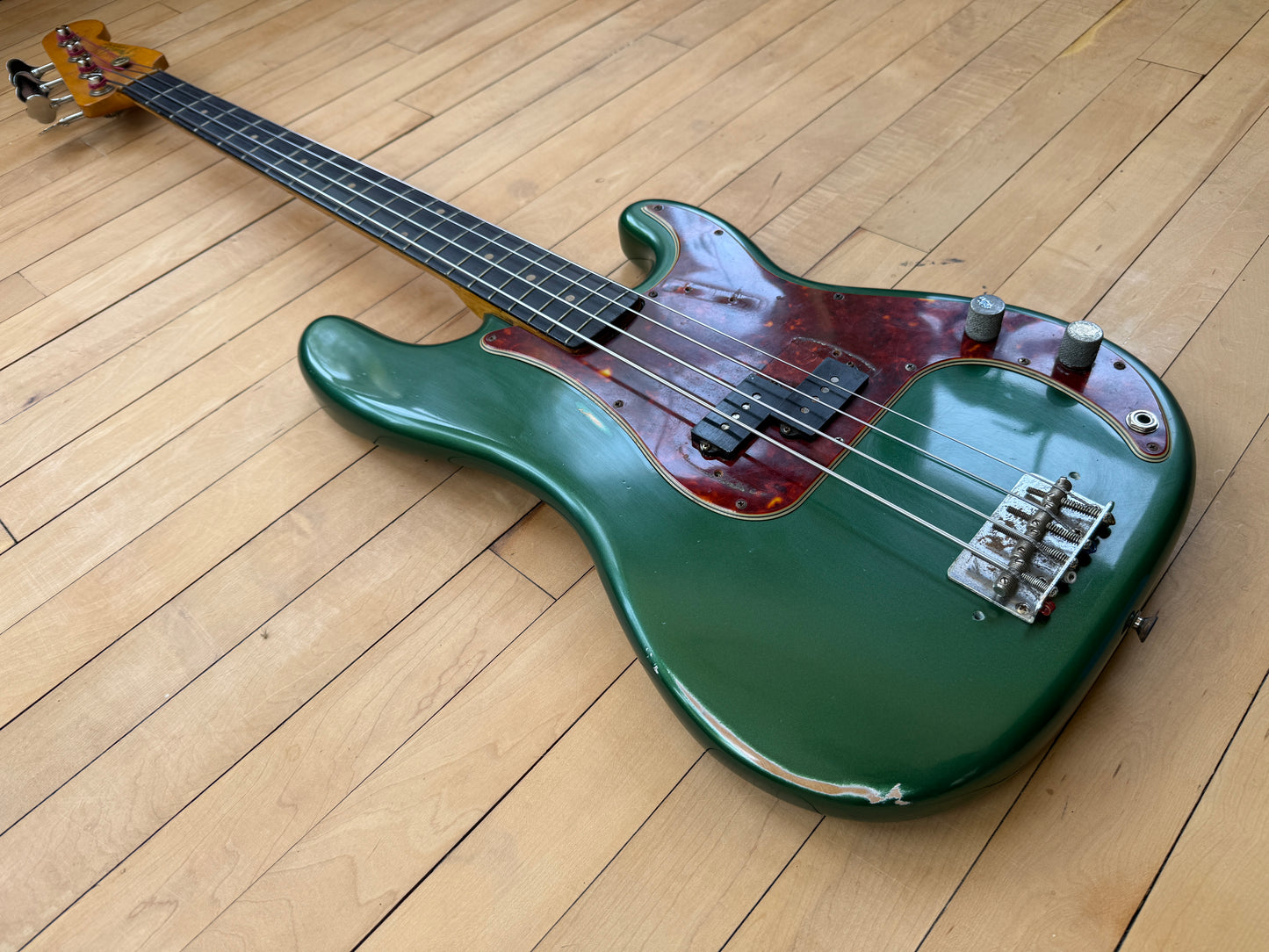 1962 Fender Precision Bass Guitar Green