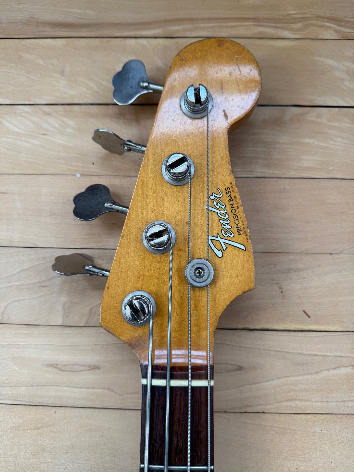 1966 Fender Precision Bass Guitar Sonic Blue