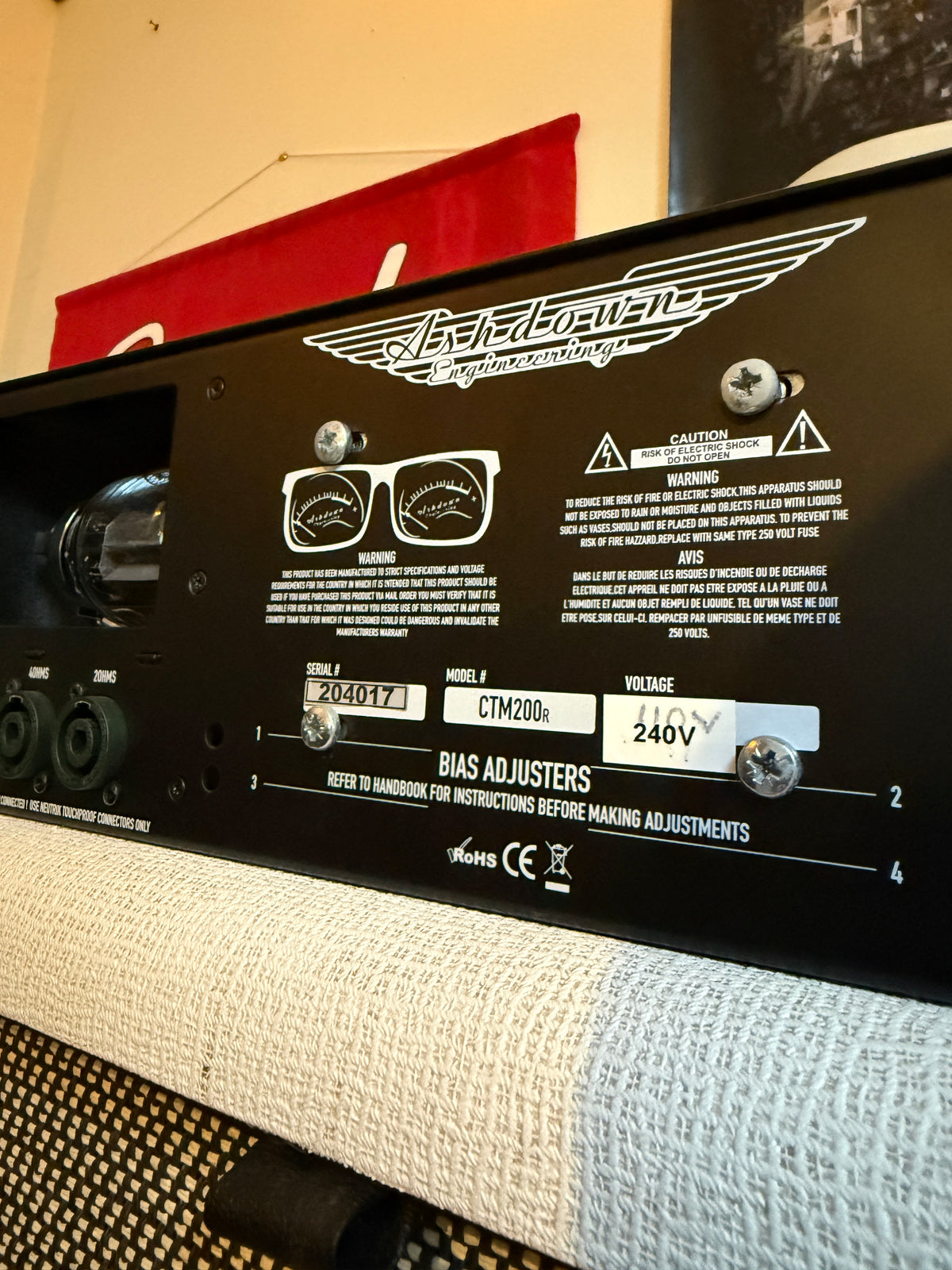 Ashdown CTM200R Valve Bass Amp