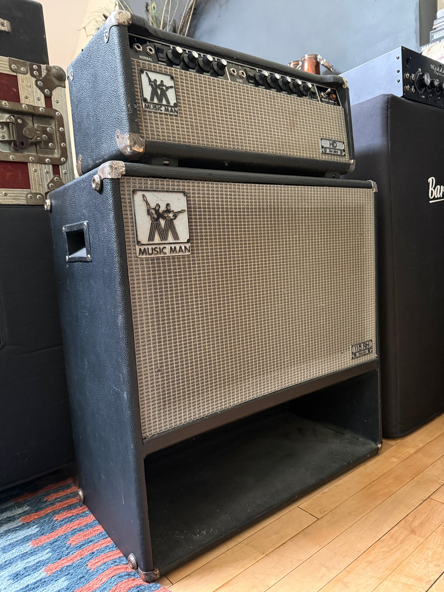1976 Musicman HD130 Bass Amp & 115RH Cabinet