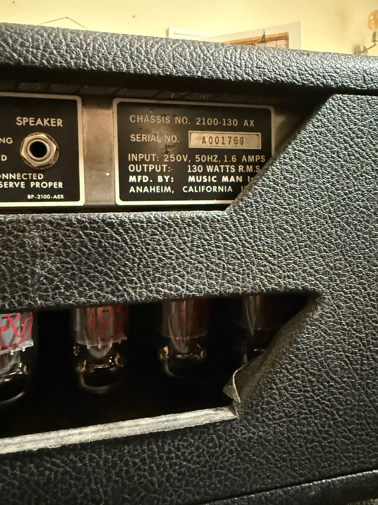 1976 Musicman HD130 Bass Amp & 115RH Cabinet