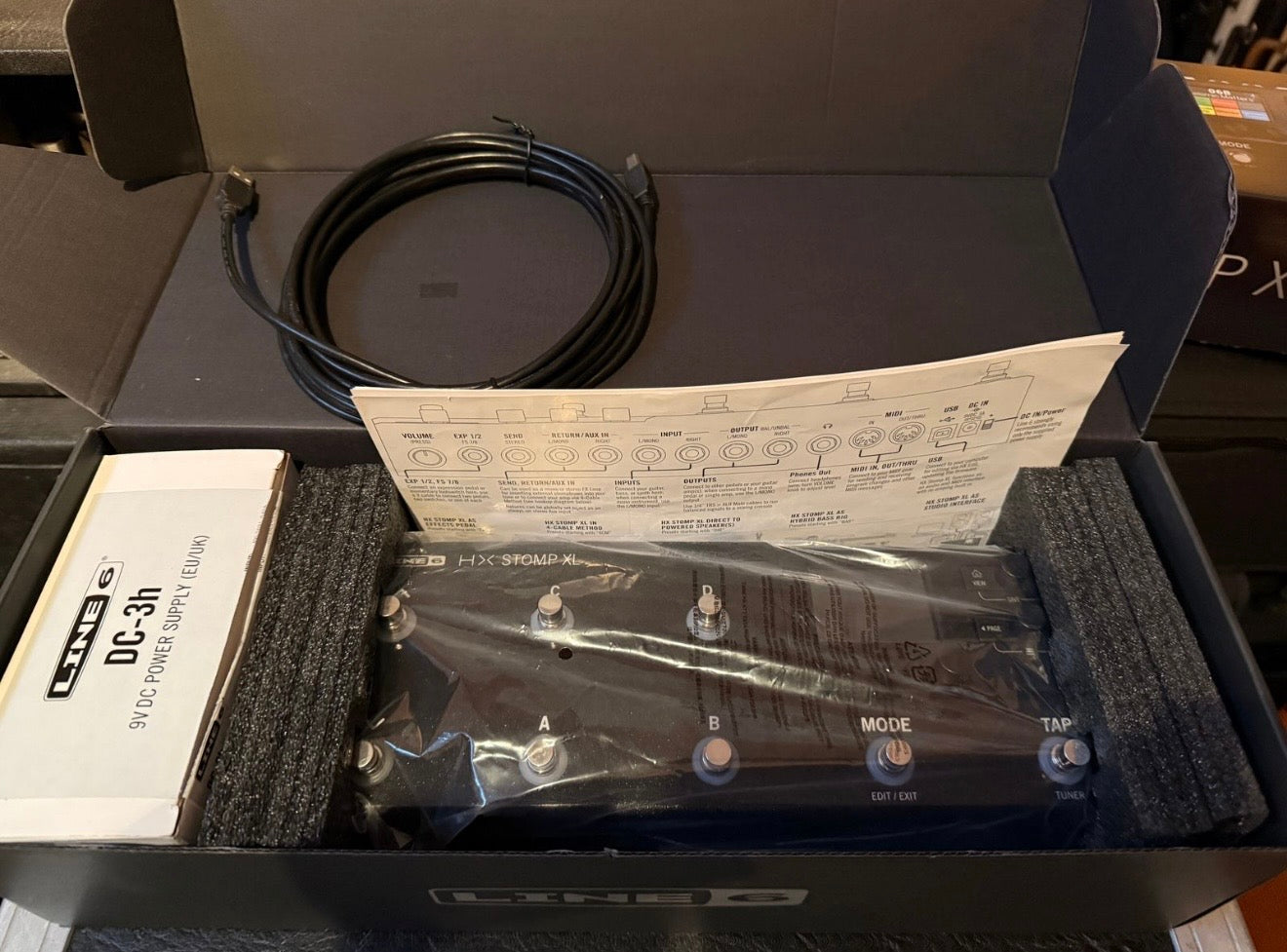 Line 6 HX Stomp XL with Ian Martin Allison Packs installed