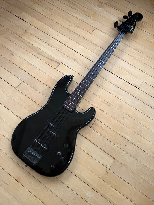 1986 Fender Jazz Bass Special Bass Guitar Ebony Black