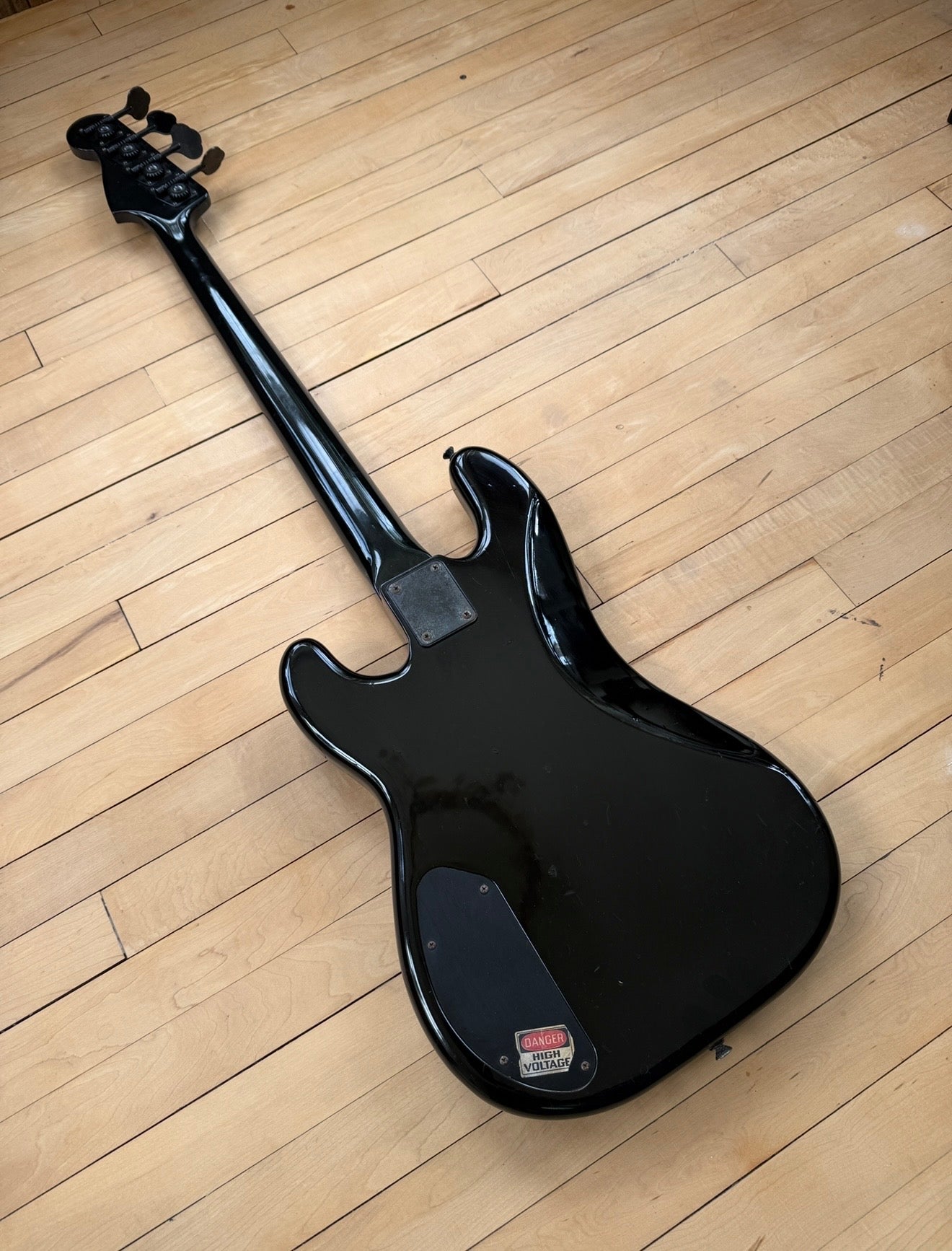1986 Fender Jazz Bass Special Bass Guitar Ebony Black