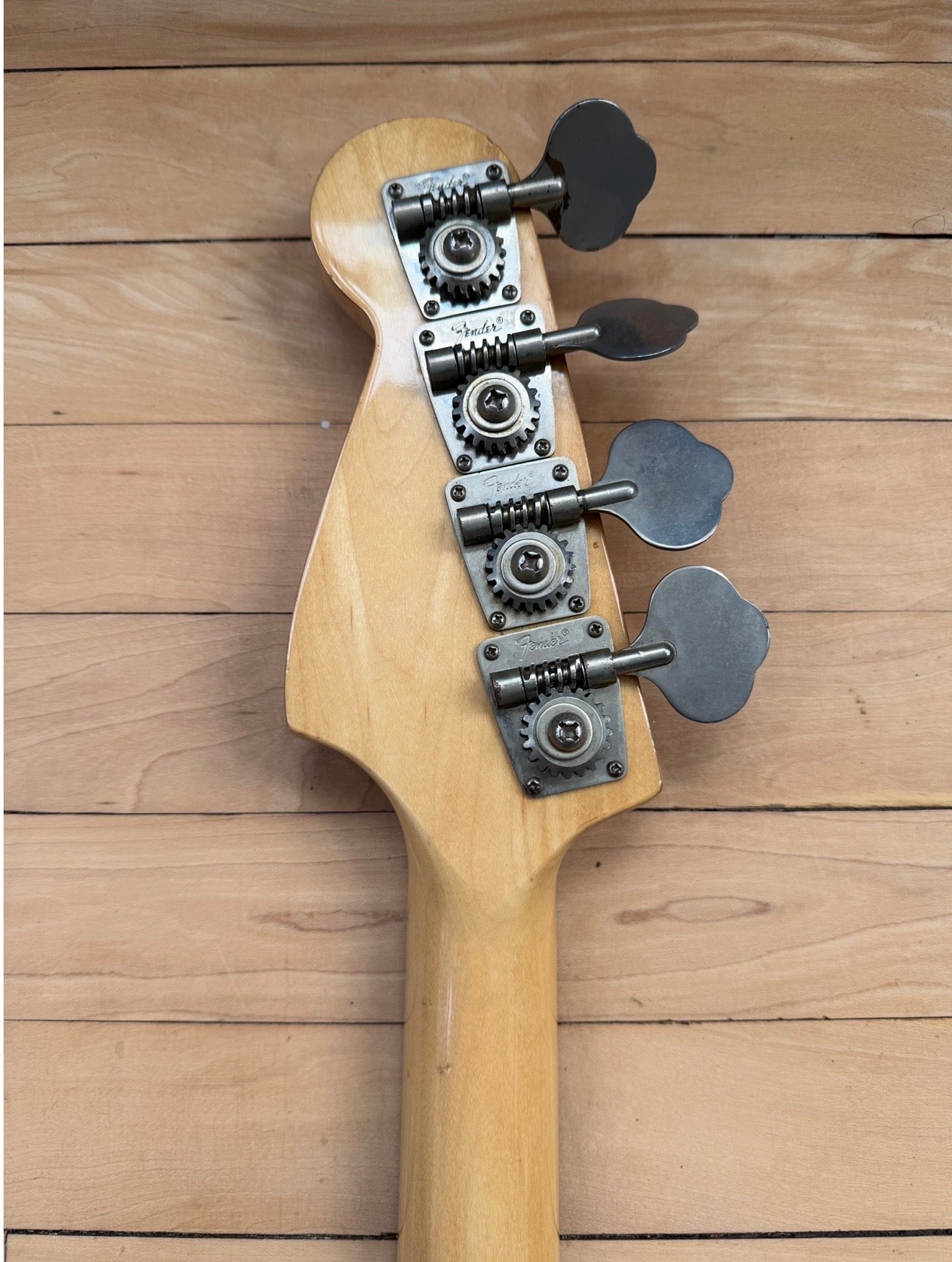 1978 Fender Musicmaster Bass Guitar Green Refinish