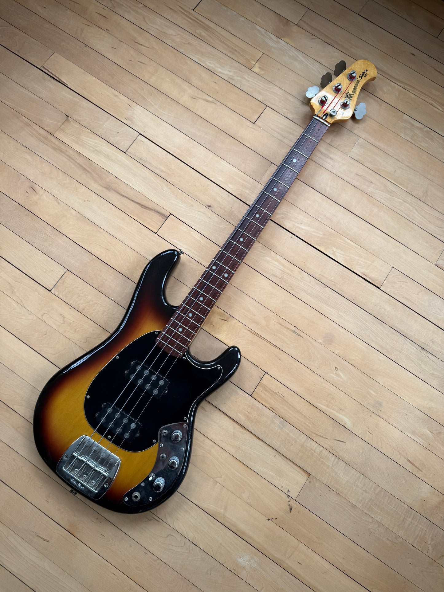 1979 Musicman Sabre Bass Guitar Sunburst